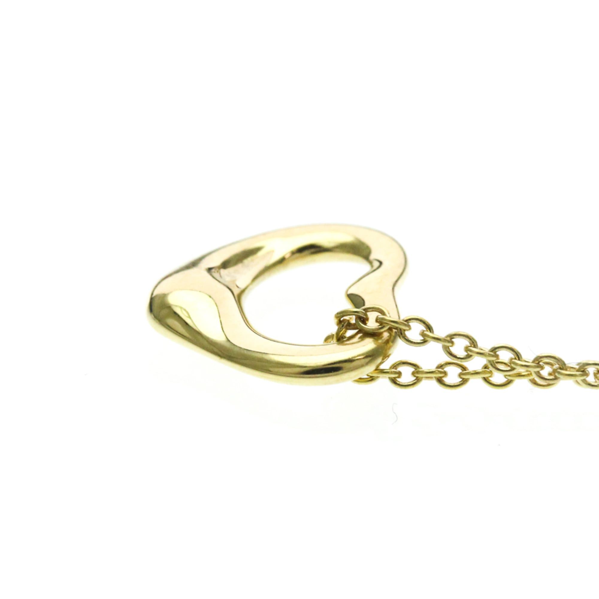 Tiffany & Co. Tiffany Open Heart Yellow Gold (18K) No Stone Men,Women Fashion Pendant Necklace (Gold) Size ONE SIZE - 3 Thumbnail