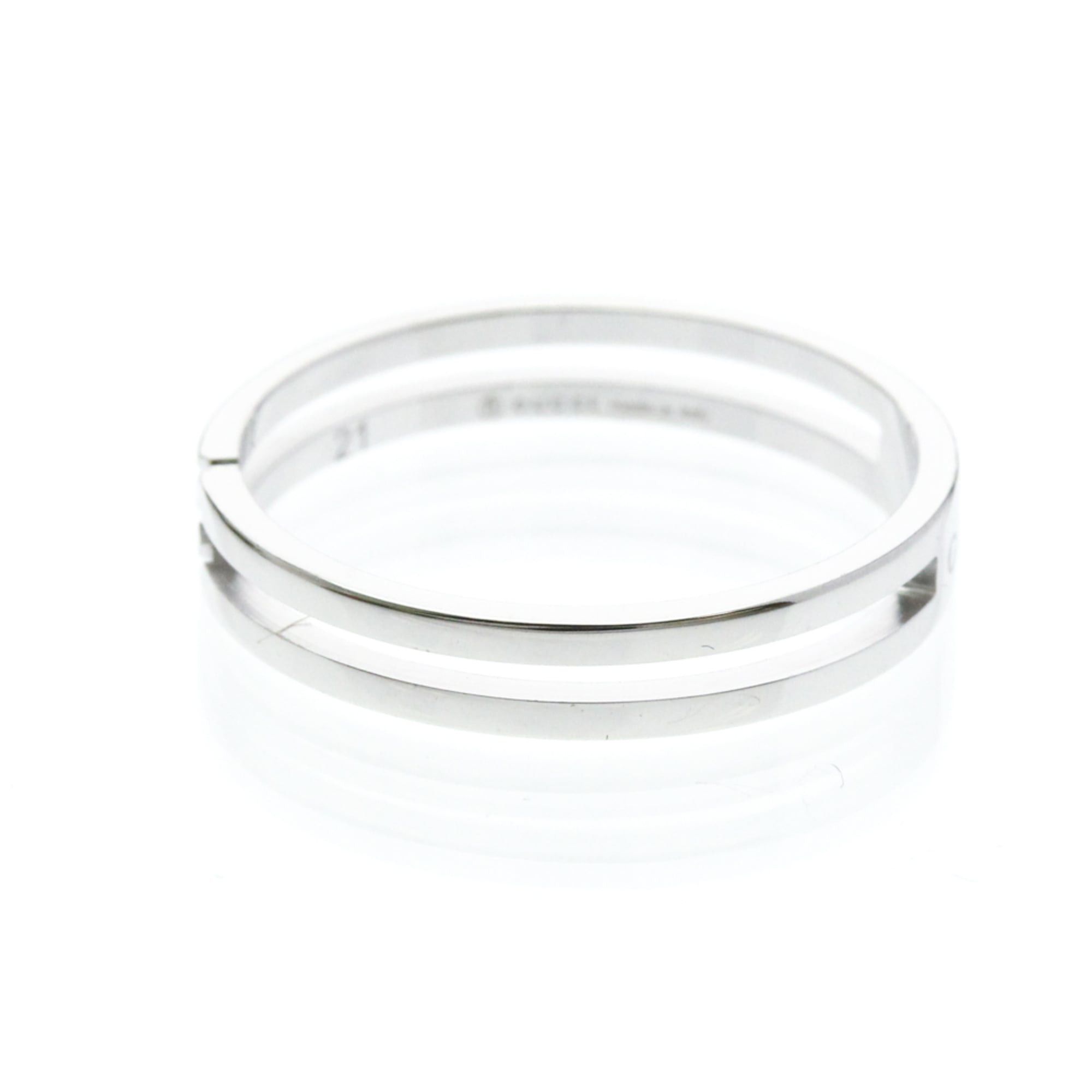 Gucci Gucci Infinity Ring White Gold (18K) Fashion No Stone Band Ring Silver Size ONE SIZE - 2 Thumbnail
