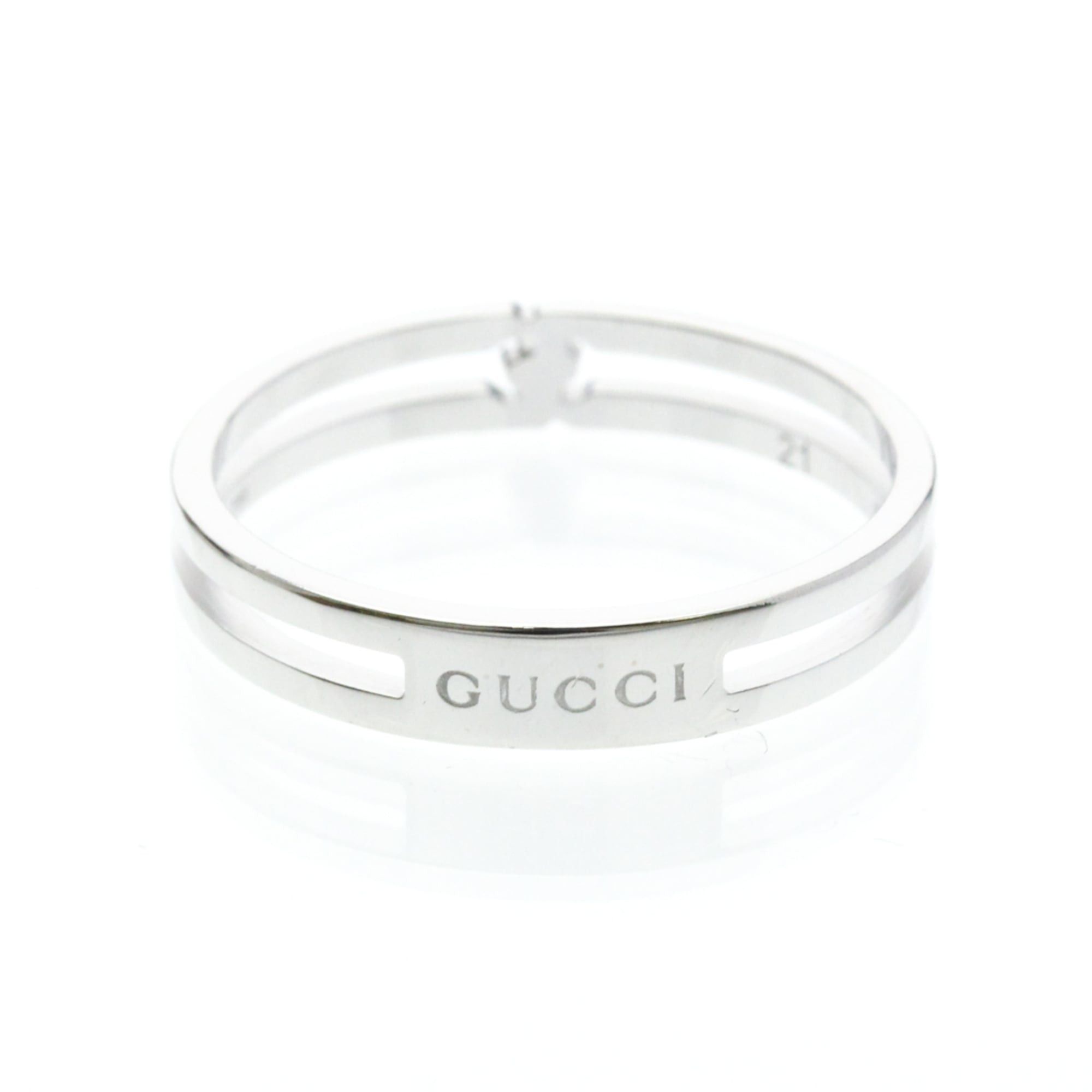 Gucci Gucci Infinity Ring White Gold (18K) Fashion No Stone Band Ring Silver Size ONE SIZE - 3 Thumbnail