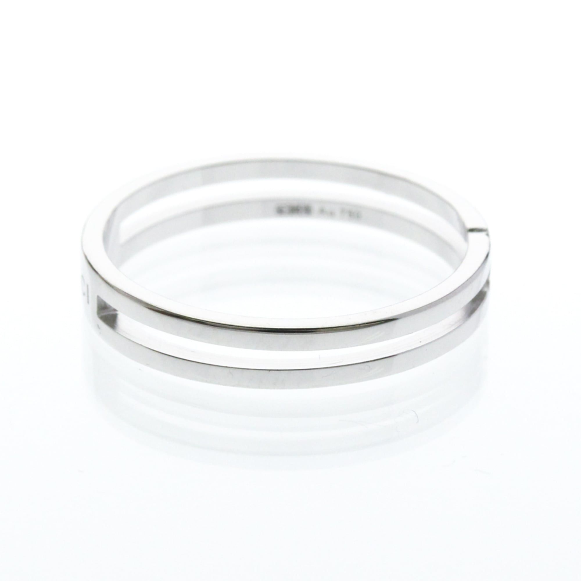 Gucci Gucci Infinity Ring White Gold (18K) Fashion No Stone Band Ring Silver Size ONE SIZE - 4 Thumbnail