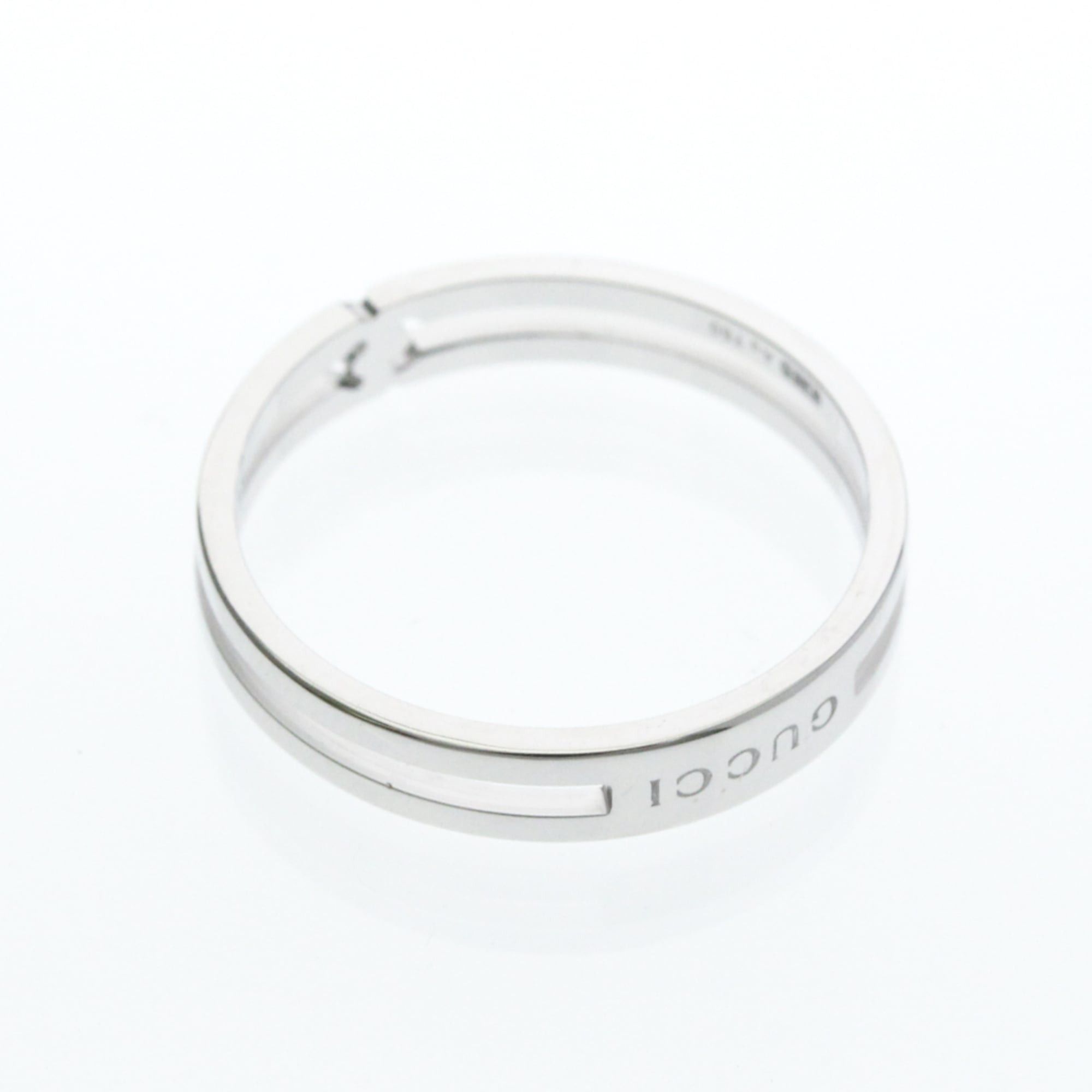 Gucci Gucci Infinity Ring White Gold (18K) Fashion No Stone Band Ring Silver Size ONE SIZE - 10 Thumbnail