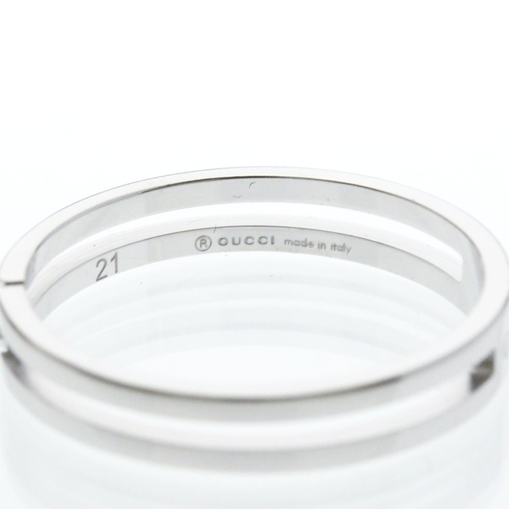 Gucci Gucci Infinity Ring White Gold (18K) Fashion No Stone Band Ring Silver Size ONE SIZE - 6 Thumbnail
