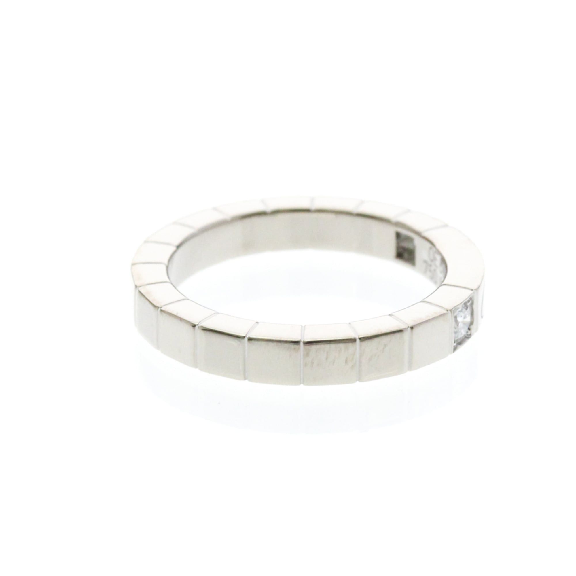 Cartier Cartier Lanieres Ring With 2 Diamonds White Gold (18K) Fashion Diamond Band Ring Silver Size ONE SIZE - 4 Thumbnail