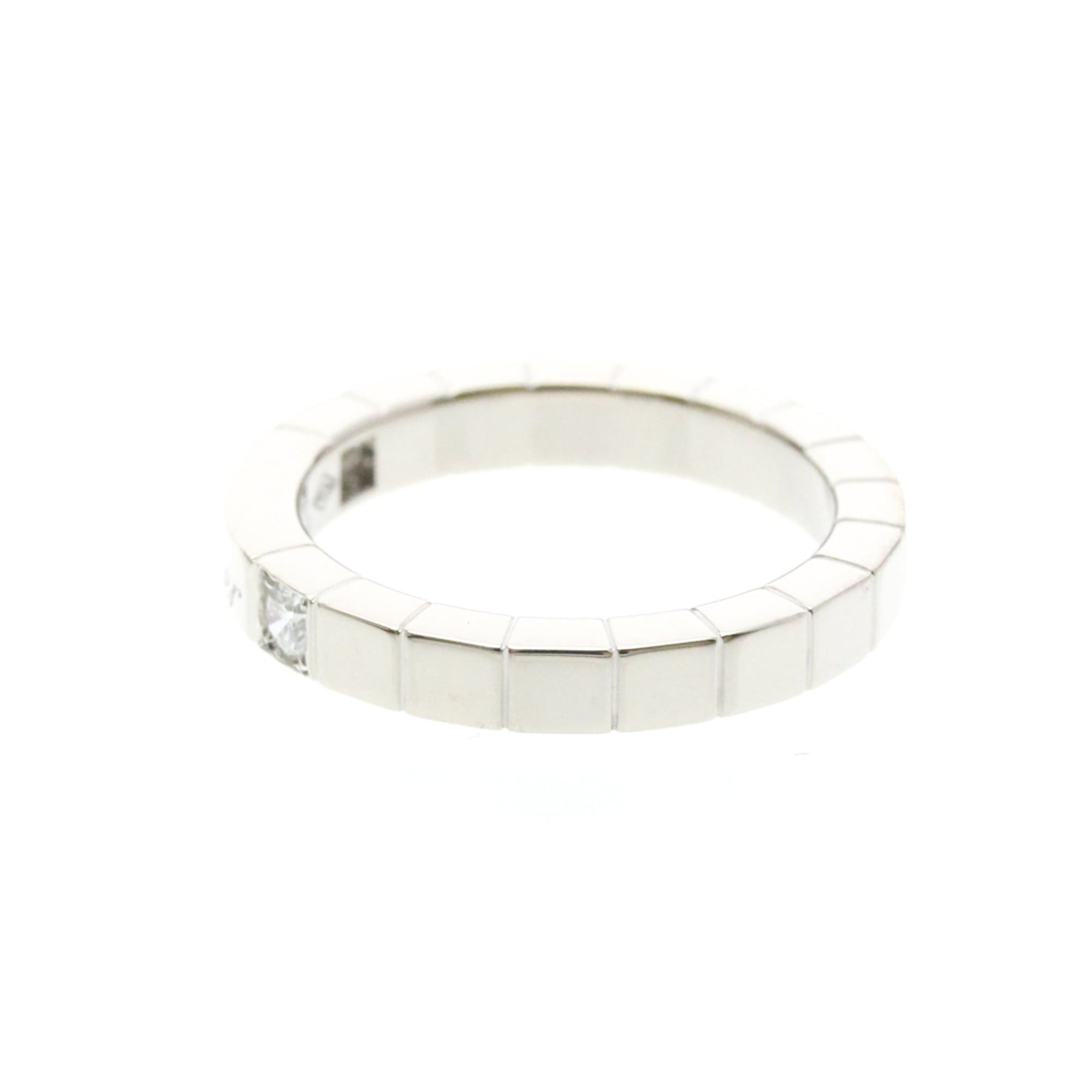Cartier Cartier Lanieres Ring With 2 Diamonds White Gold (18K) Fashion Diamond Band Ring Silver Size ONE SIZE - 2 Thumbnail