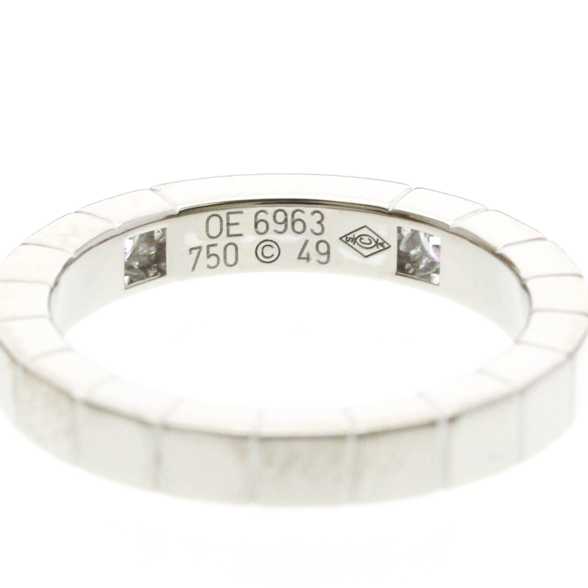 Cartier Cartier Lanieres Ring With 2 Diamonds White Gold (18K) Fashion Diamond Band Ring Silver Size ONE SIZE - 7 Thumbnail