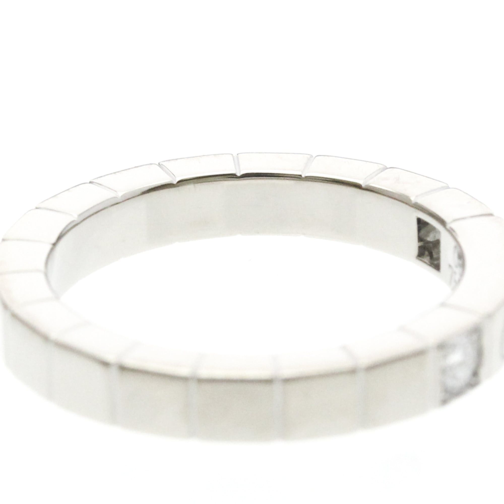 Cartier Cartier Lanieres Ring With 2 Diamonds White Gold (18K) Fashion Diamond Band Ring Silver Size ONE SIZE - 8 Thumbnail