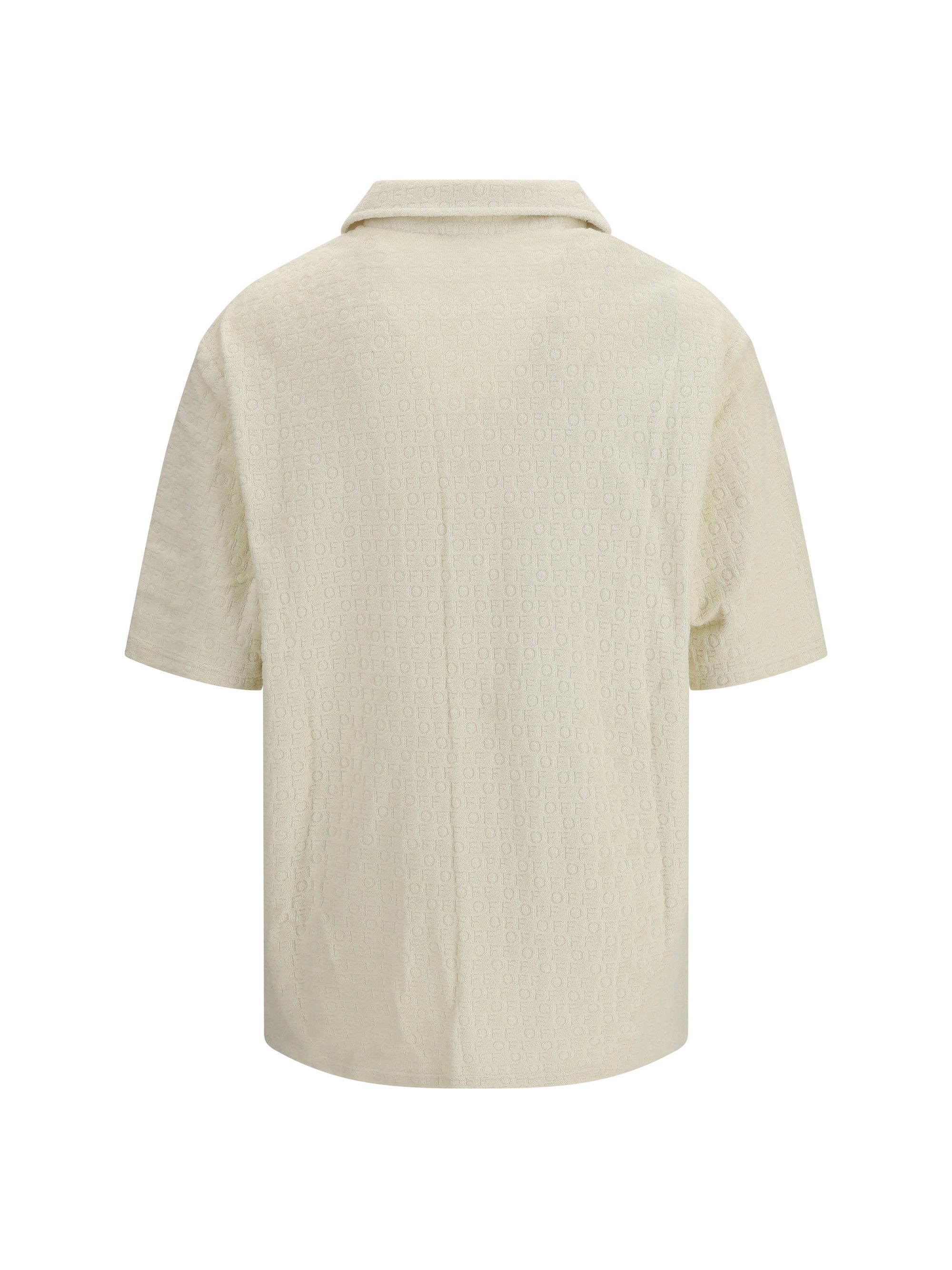 Off-White Off Terry Bowling Shirt Size US L / EU 52-54 / 3 - 2 Thumbnail