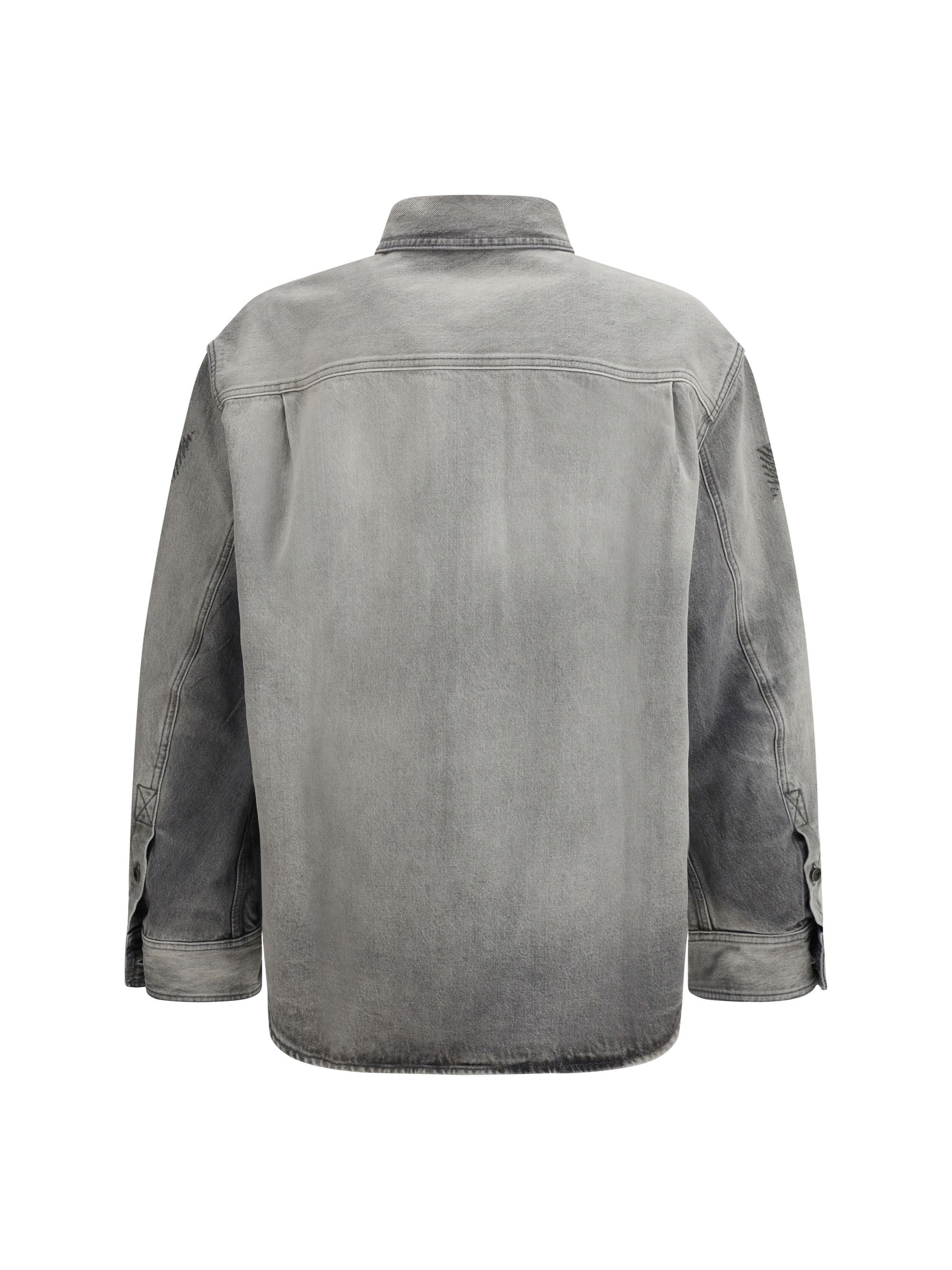 Off-White Diag Military Overshirt in denim Size US L / EU 52-54 / 3 - 2 Thumbnail