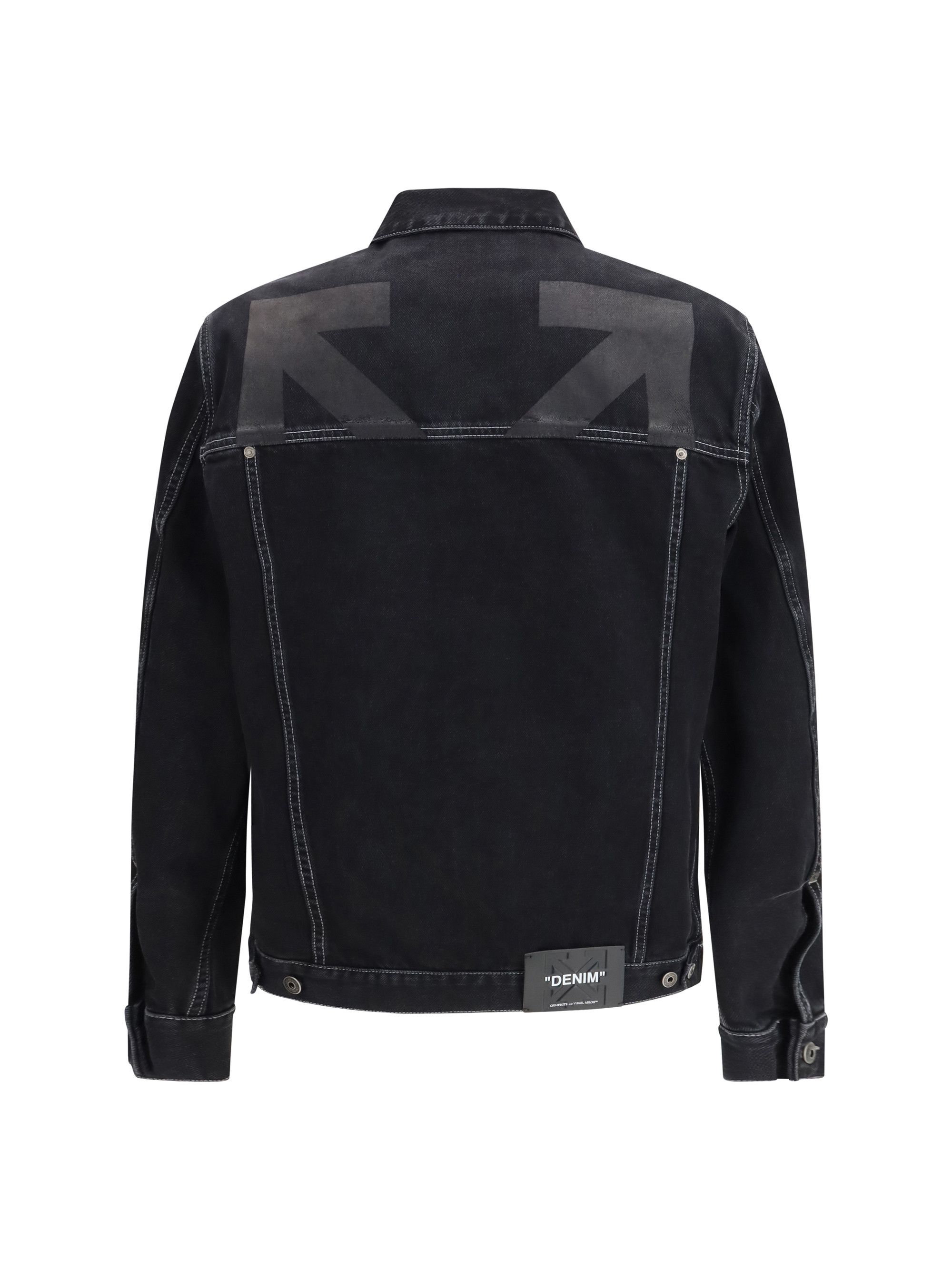 Off-White Arrow Zip Skate denim Jacket Size US S / EU 44-46 / 1 - 2 Thumbnail