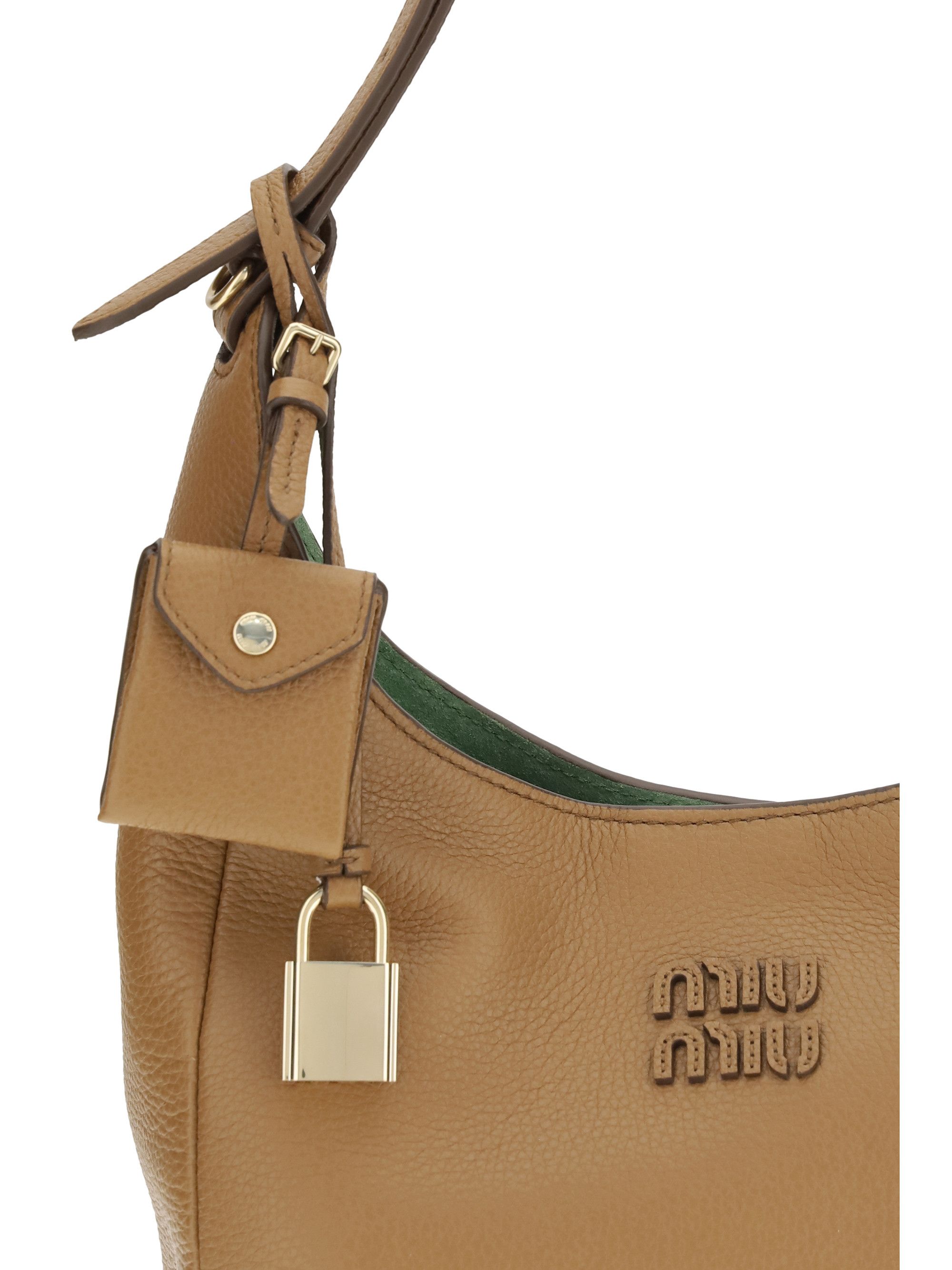 Miu Miu Leather Shoulder Bag Size ONE SIZE - 4 Thumbnail