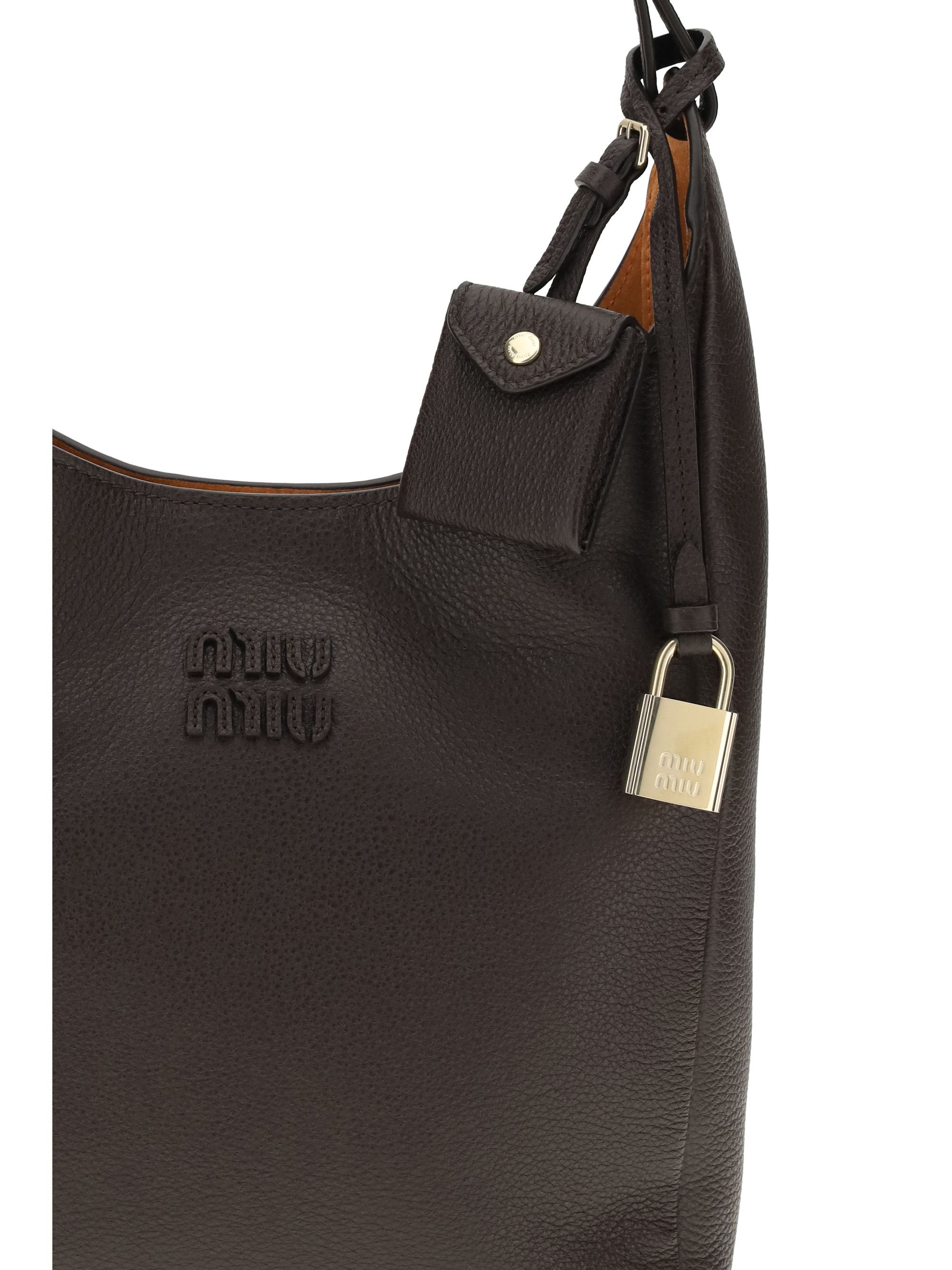 Miu Miu Leather Shoulder Bag Size ONE SIZE - 4 Thumbnail