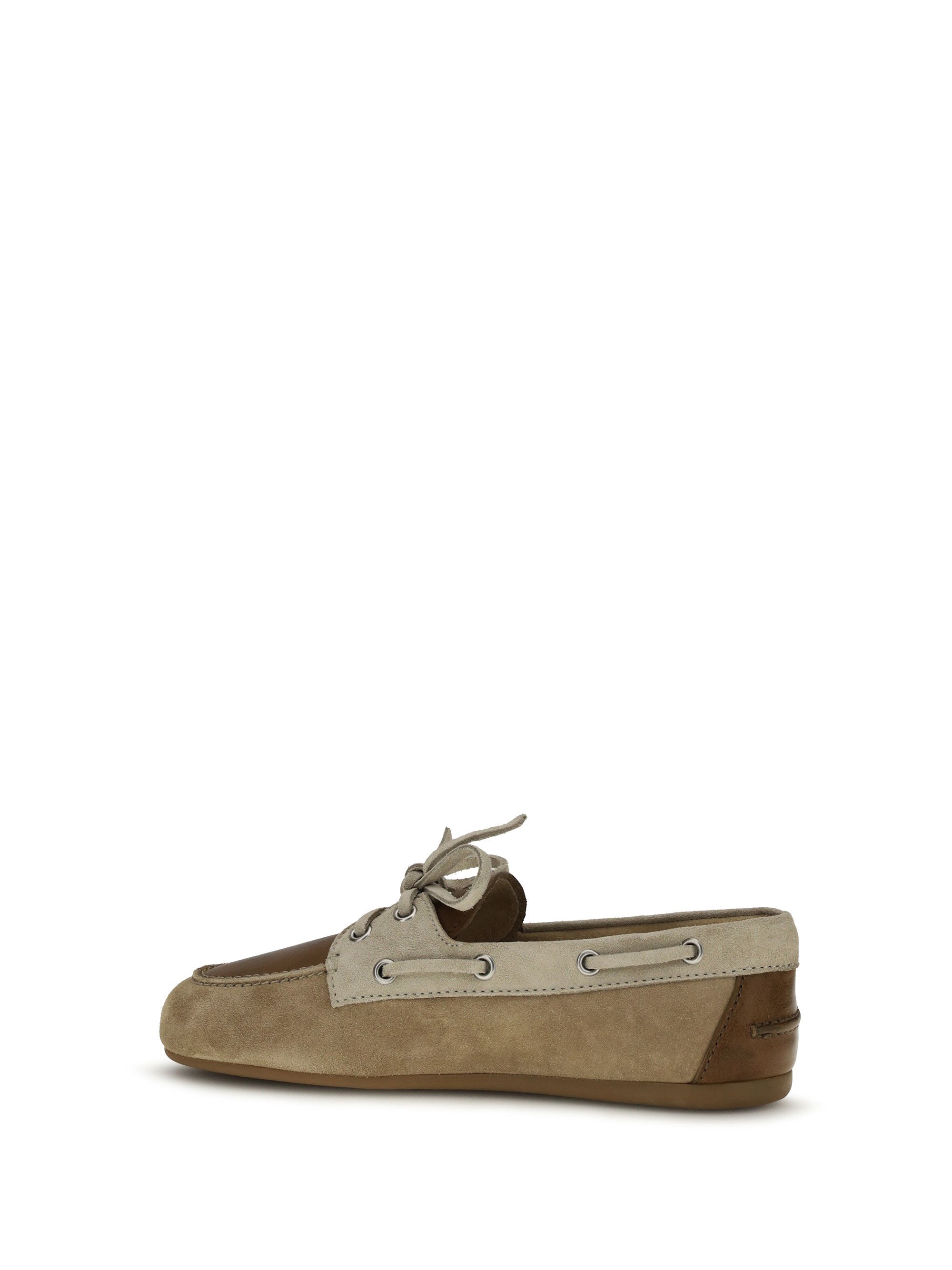 Miu Miu Leather and suede Loafers Size US 6 / IT 36 - 3 Thumbnail