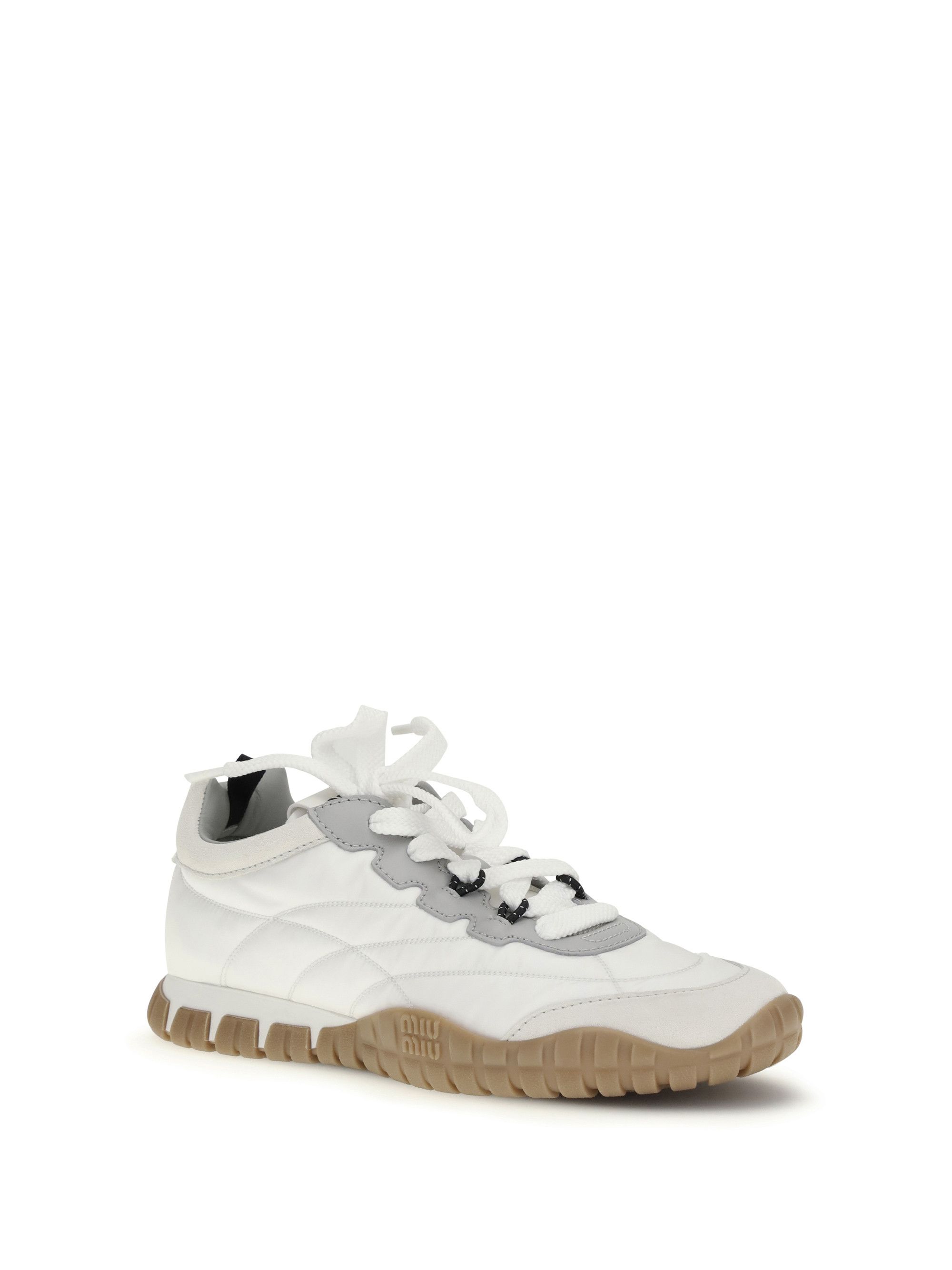 Miu Miu Fabric and suede Sneakers Size US 11 / IT 41 - 2 Thumbnail