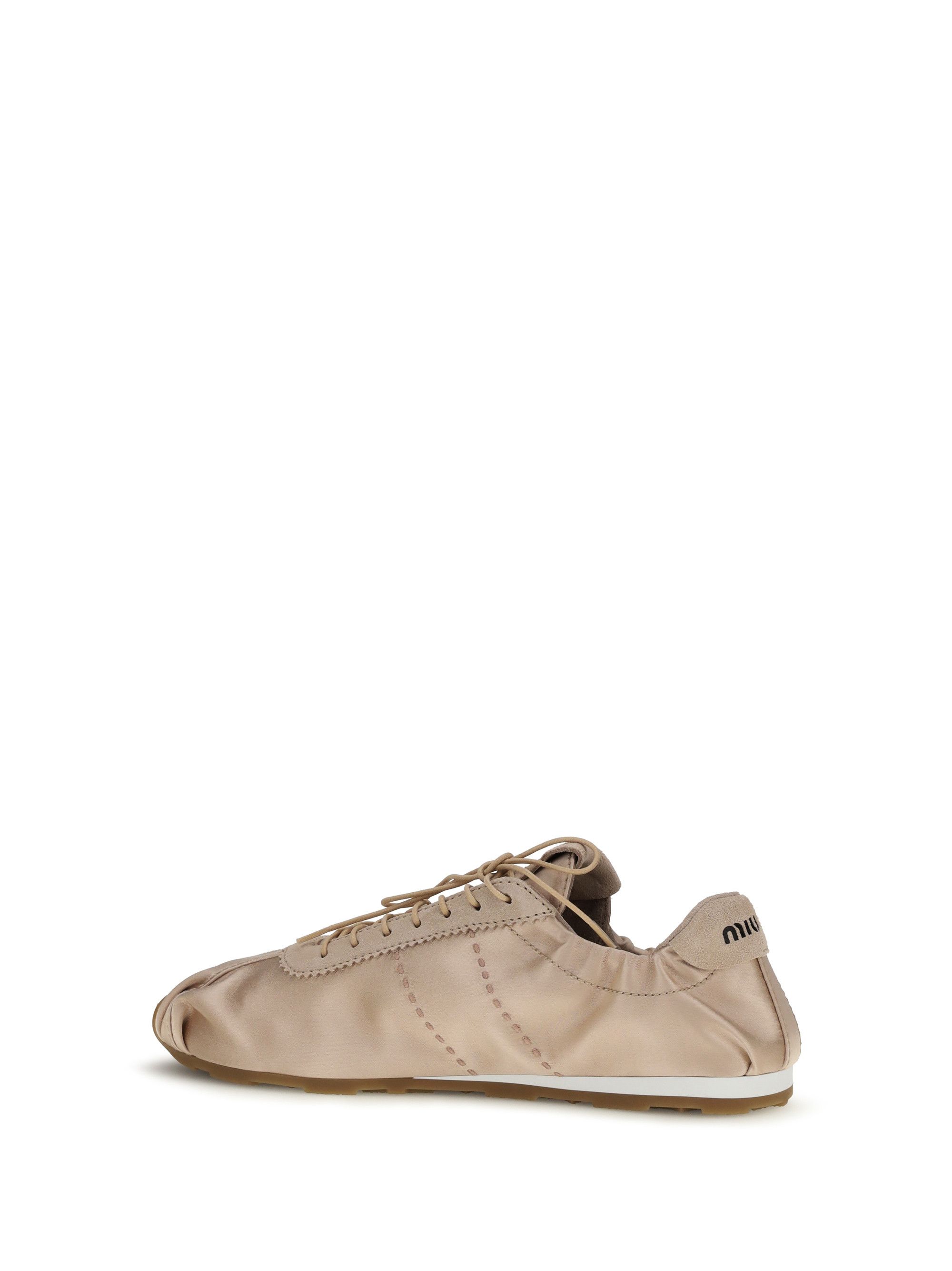 Miu Miu Satin Plume Sneakers Size US 6.5 / IT 36.5 - 3 Thumbnail