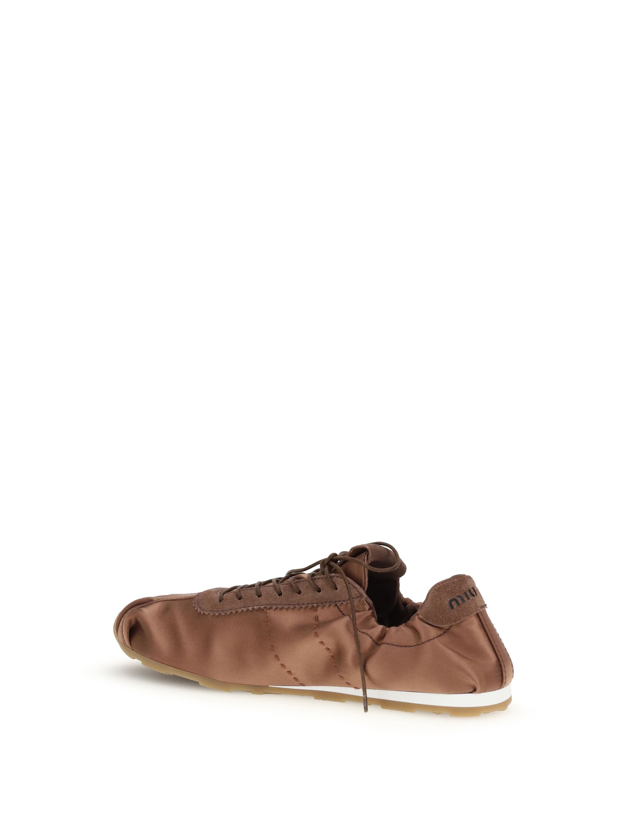 Miu Miu Satin Plume Sneakers Size US 7 / IT 37 - 3 Thumbnail