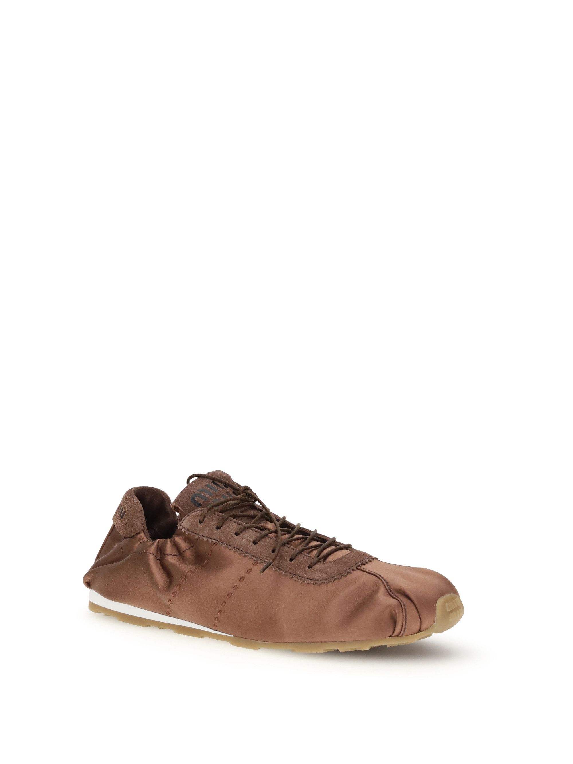 Miu Miu Satin Plume Sneakers Size US 7 / IT 37 - 2 Thumbnail