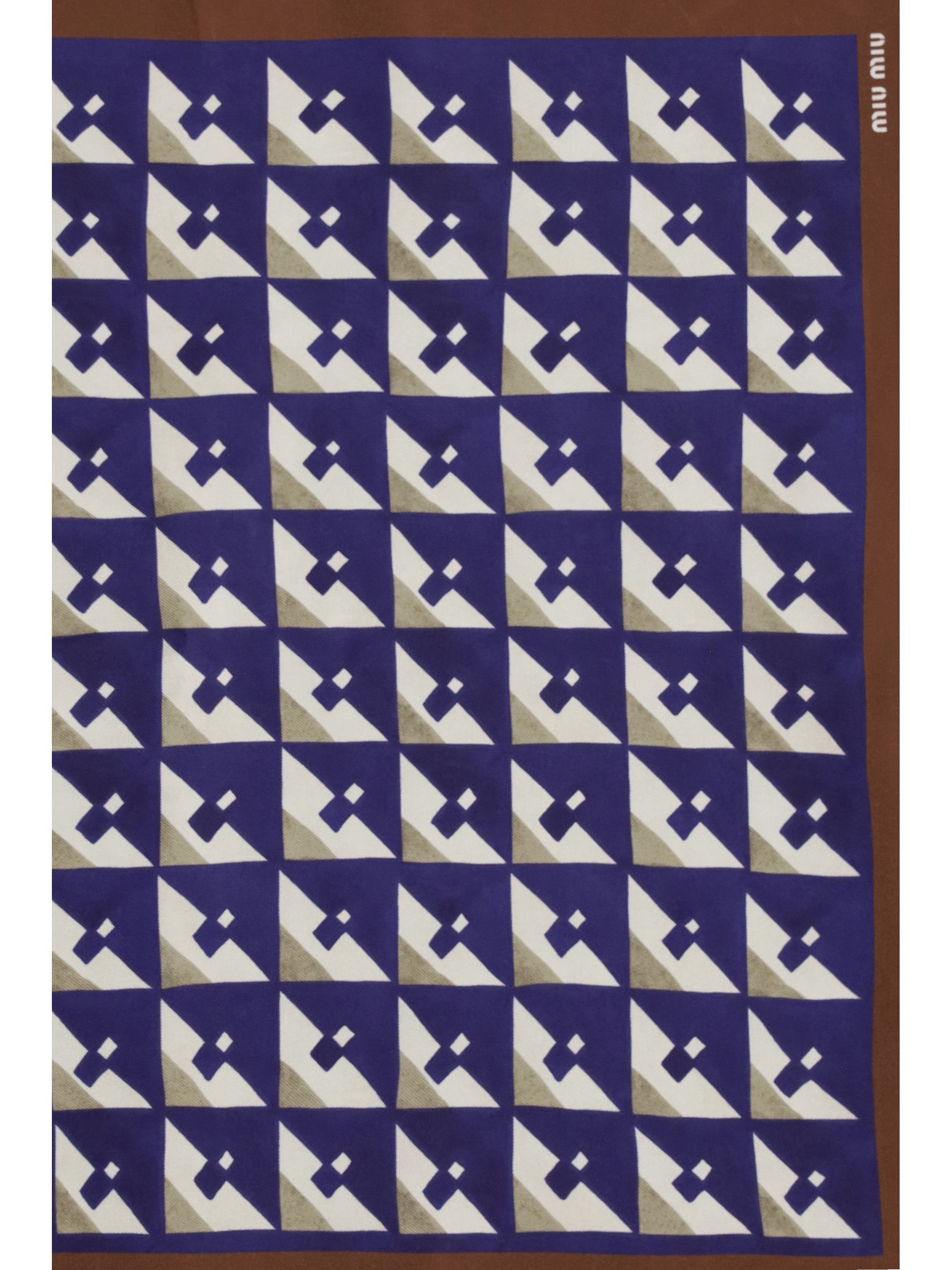 Miu Miu Geometric print Scarf Size ONE SIZE - 3 Thumbnail