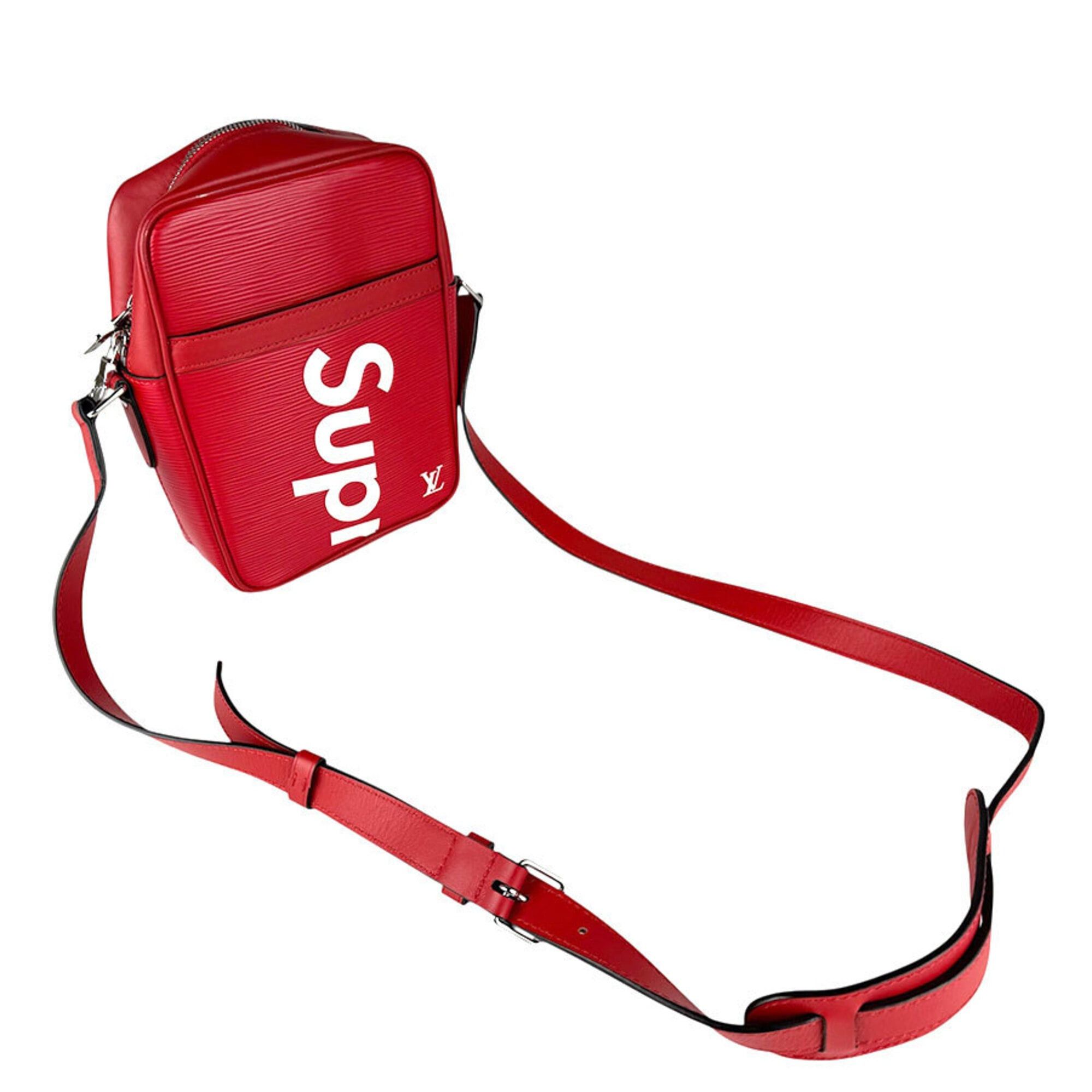 Louis Vuitton Louis Vuitton Shoulder Bag Supreme Collaboration Epi Danube PM Leather Red Men's Women's M53417 Free Shipping z9087 Size ONE SIZE - 10 Thumbnail