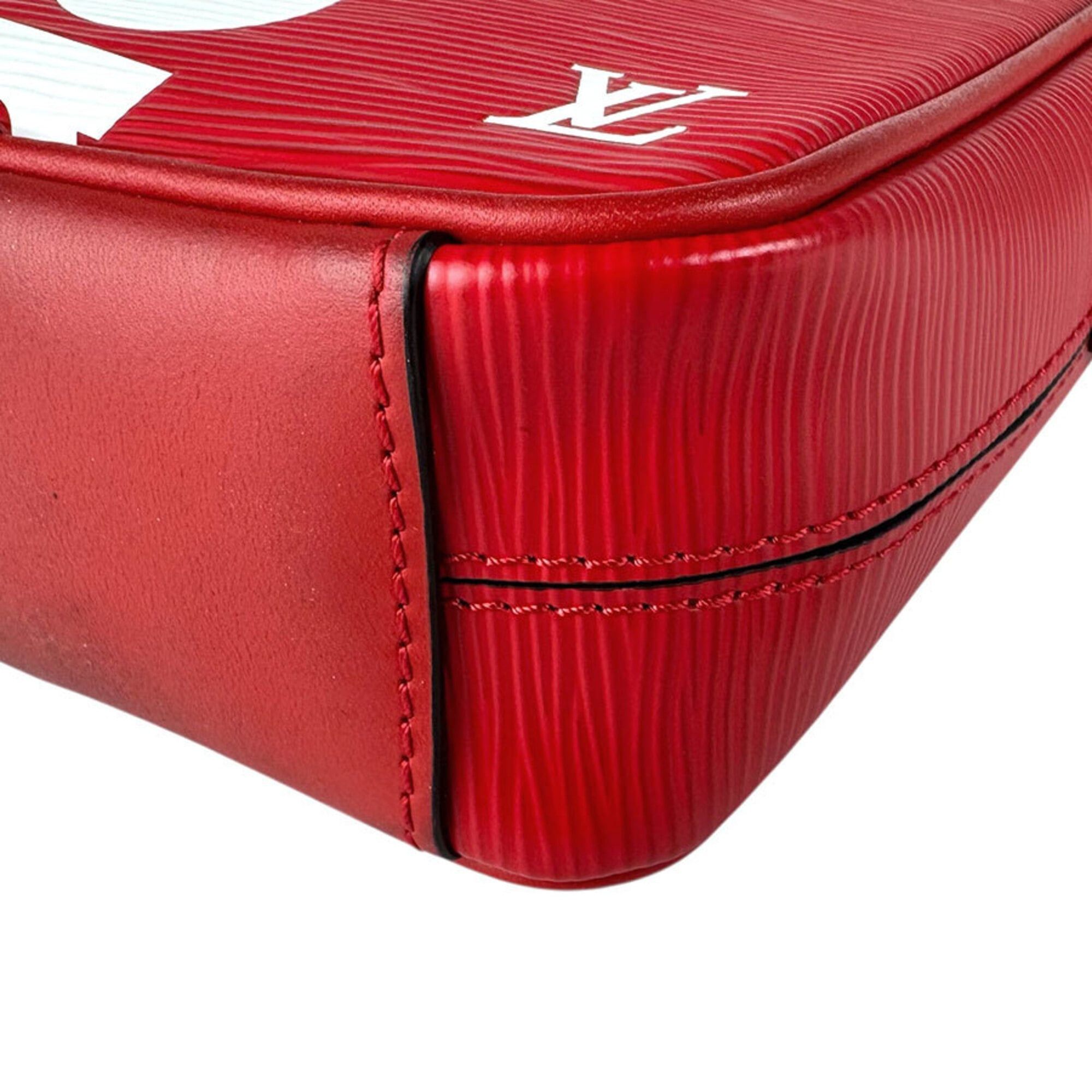 Louis Vuitton Louis Vuitton Shoulder Bag Supreme Collaboration Epi Danube PM Leather Red Men's Women's M53417 Free Shipping z9087 Size ONE SIZE - 9 Thumbnail