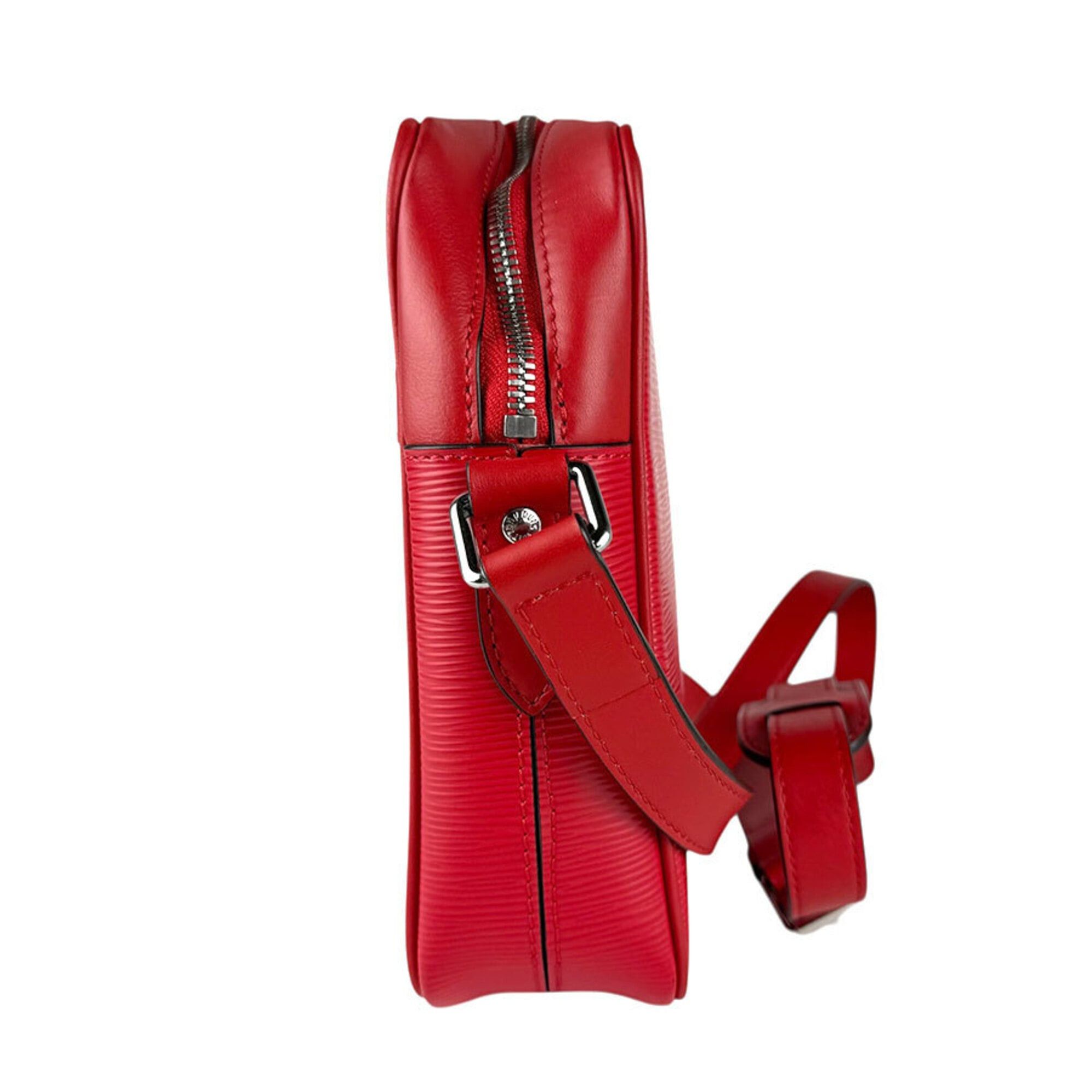 Louis Vuitton Louis Vuitton Shoulder Bag Supreme Collaboration Epi Danube PM Leather Red Men's Women's M53417 Free Shipping z9087 Size ONE SIZE - 2 Thumbnail