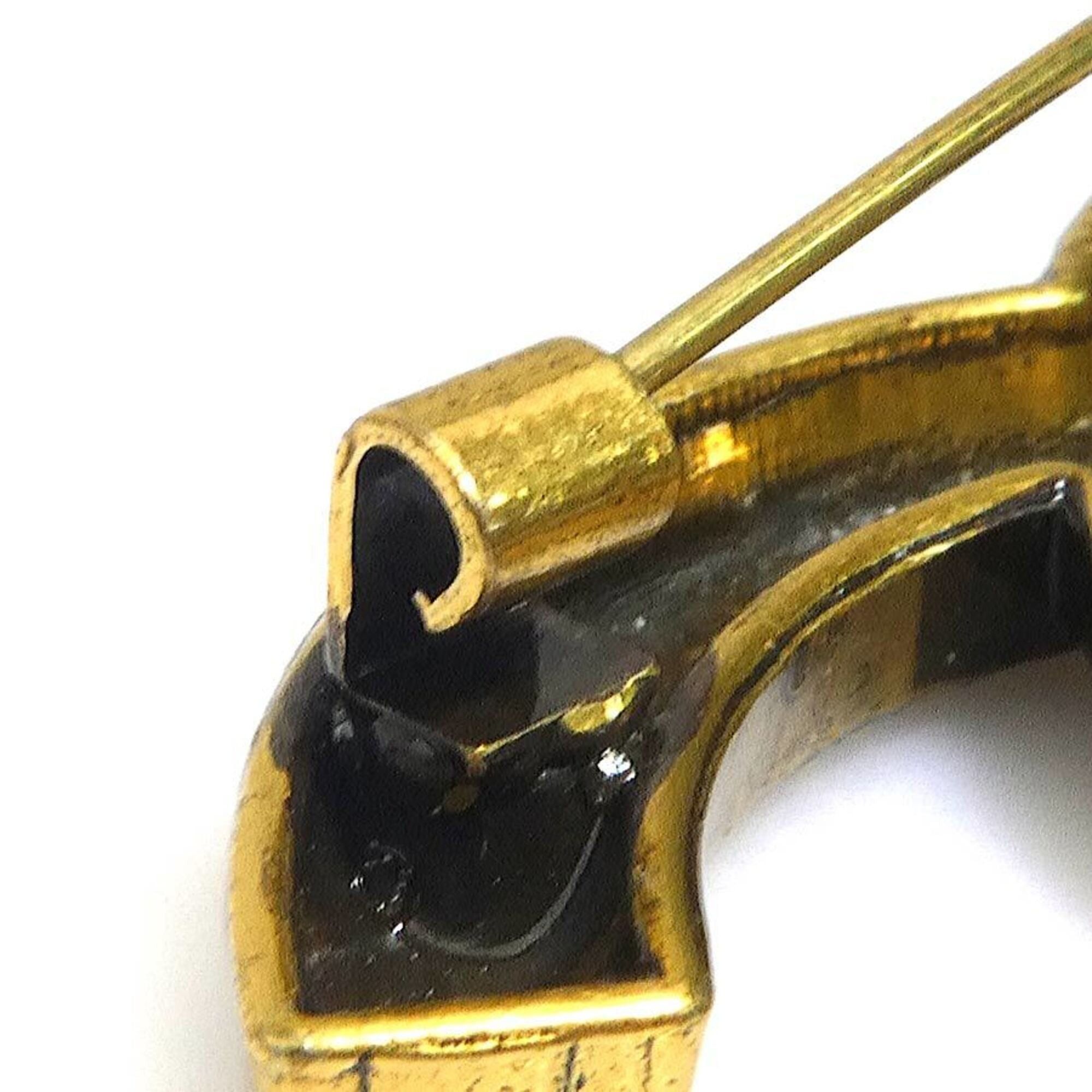Chanel Chanel brooch, Coco Mark, metal, rhinestone, gold, silver, women's, free shipping, e61655a Size ONE SIZE - 7 Thumbnail