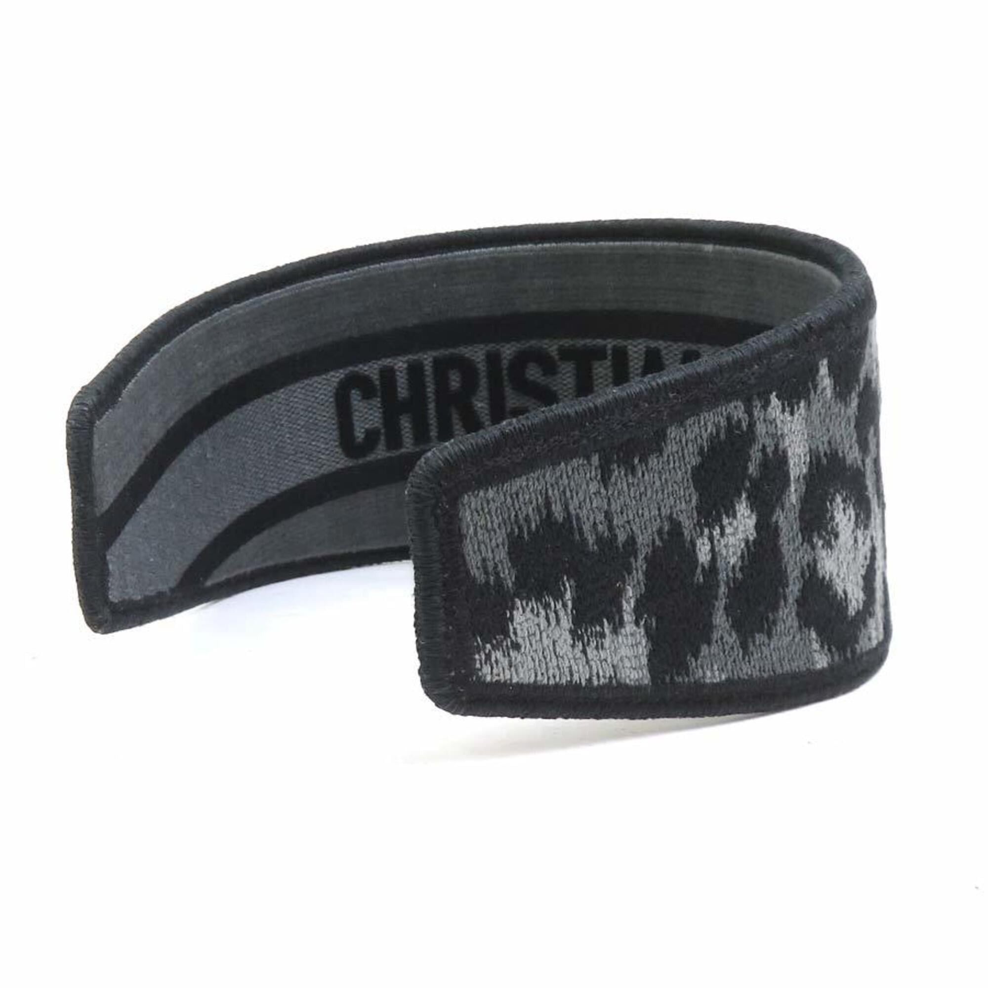 Dior Christian Dior canvas headband, black, for women. Free shipping. h32080a Size ONE SIZE - 4 Thumbnail