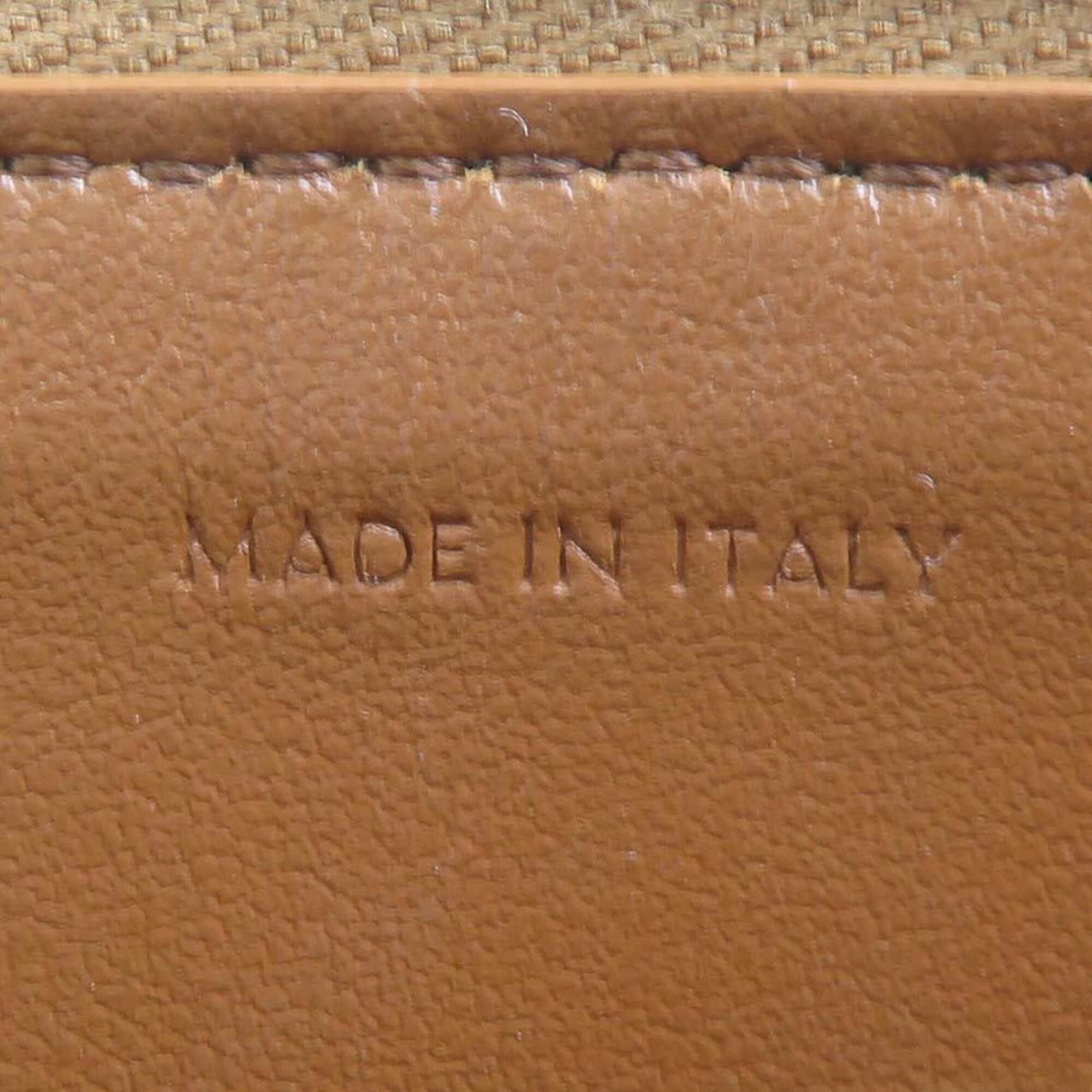 Celine Celine Wallet/Coin Purse Leather Metal Brown Gold Women's Free Shipping e61641a Size ONE SIZE - 8 Thumbnail