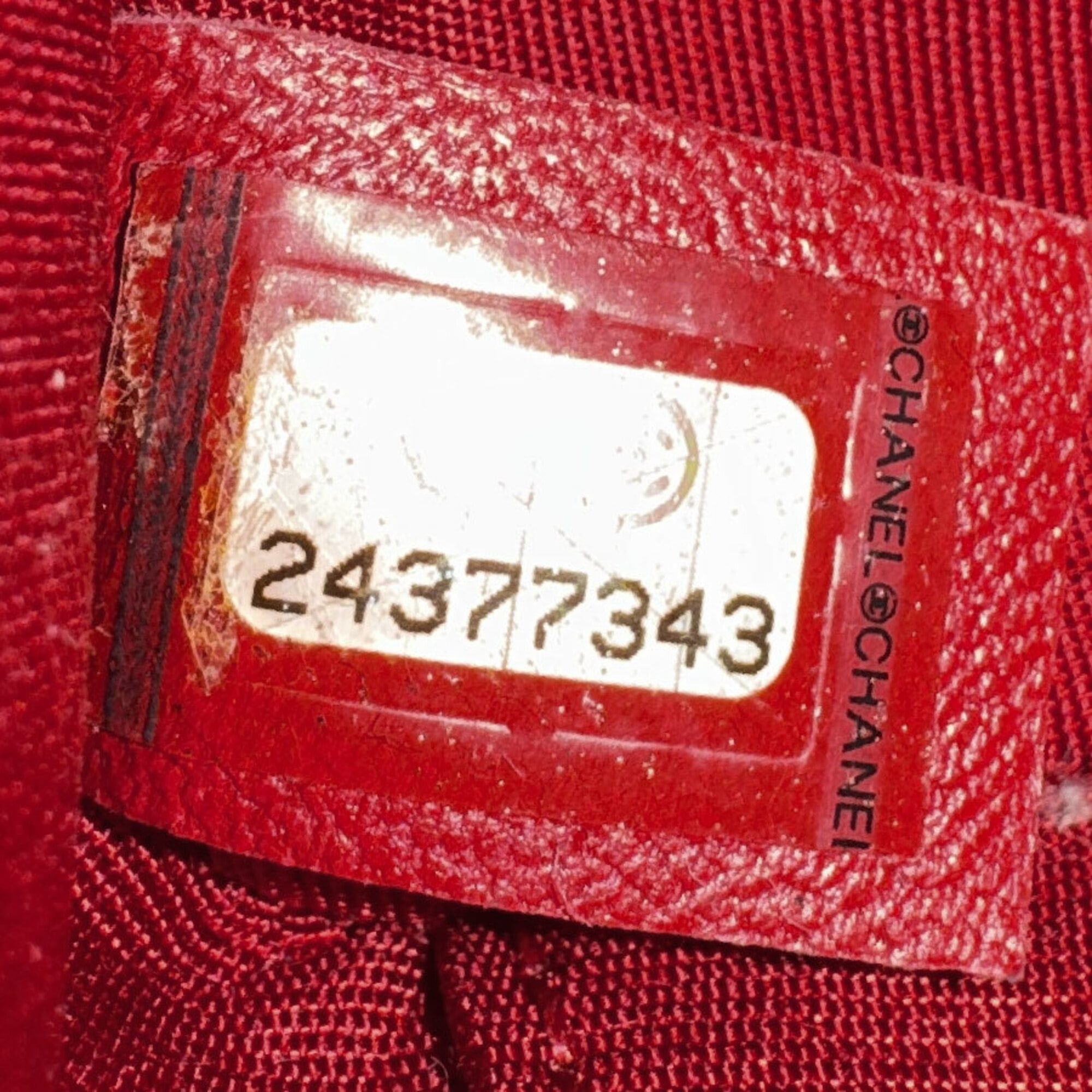 Chanel Chanel Shoulder Bag Click Label Leather Red Gold Women's Free Shipping z9084 Size ONE SIZE - 13 Thumbnail