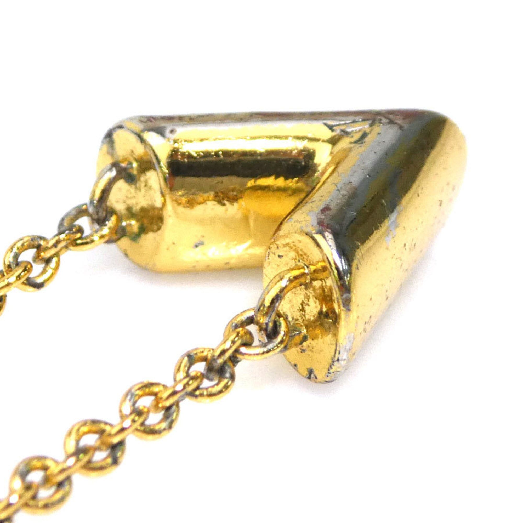 Louis Vuitton Louis Vuitton Essential V Metal Gold Necklace for Women, M61083, Free Shipping, h32076a Size ONE SIZE - 4 Thumbnail