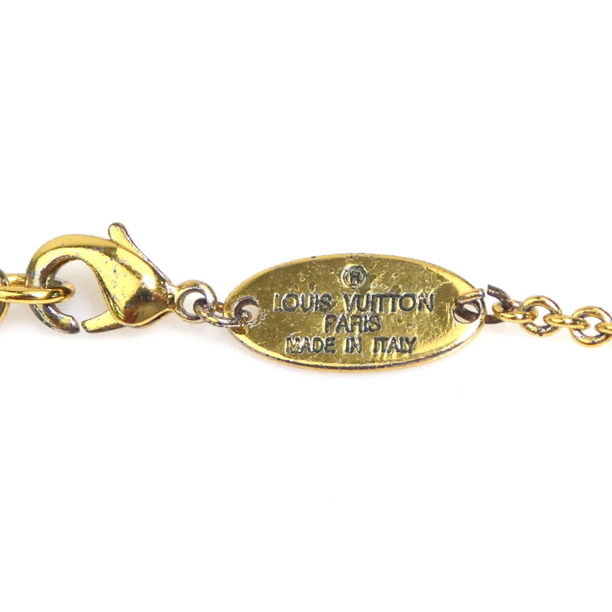 Louis Vuitton Louis Vuitton Essential V Metal Gold Necklace for Women, M61083, Free Shipping, h32076a Size ONE SIZE - 8 Thumbnail