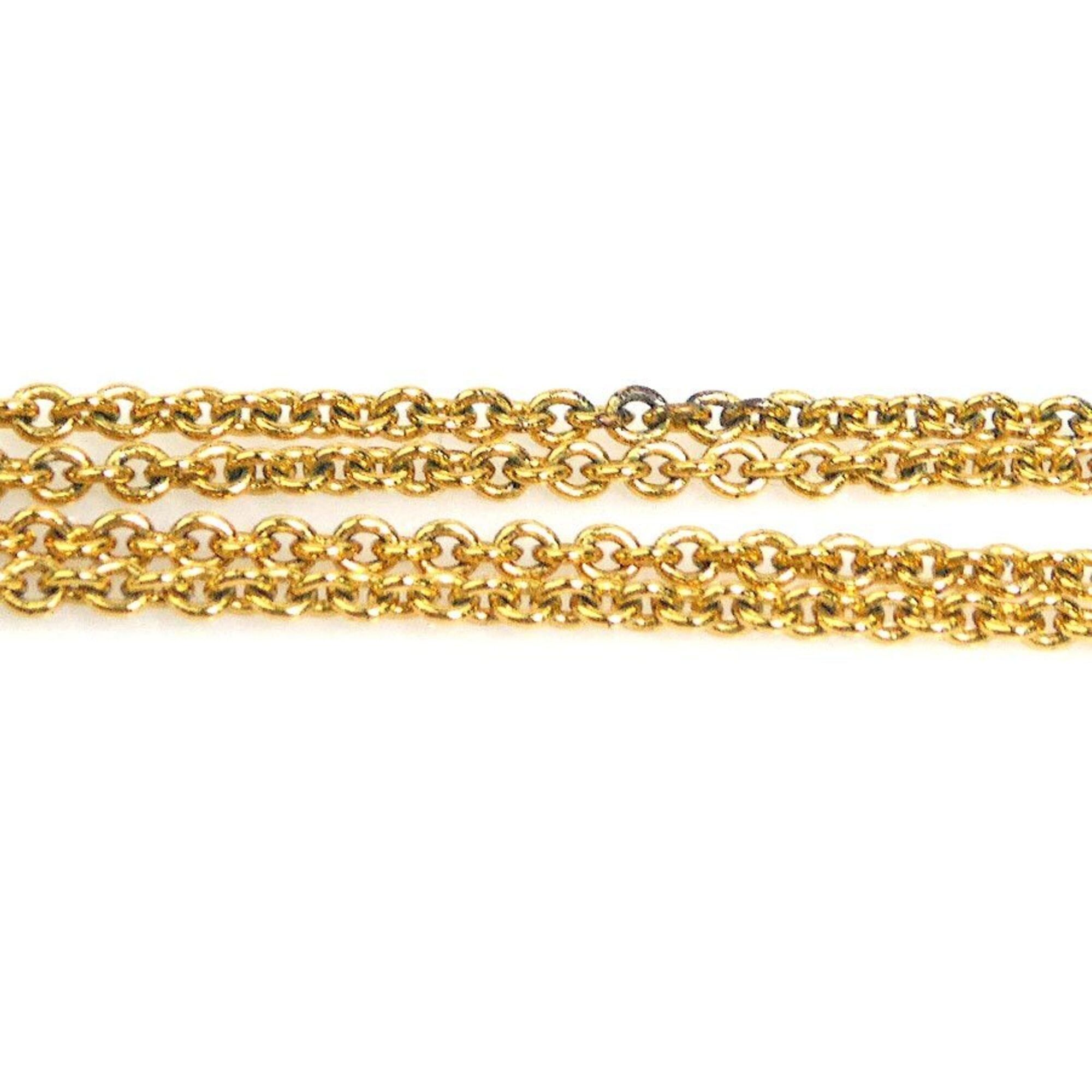 Louis Vuitton Louis Vuitton Essential V Metal Gold Necklace for Women, M61083, Free Shipping, h32076a Size ONE SIZE - 5 Thumbnail