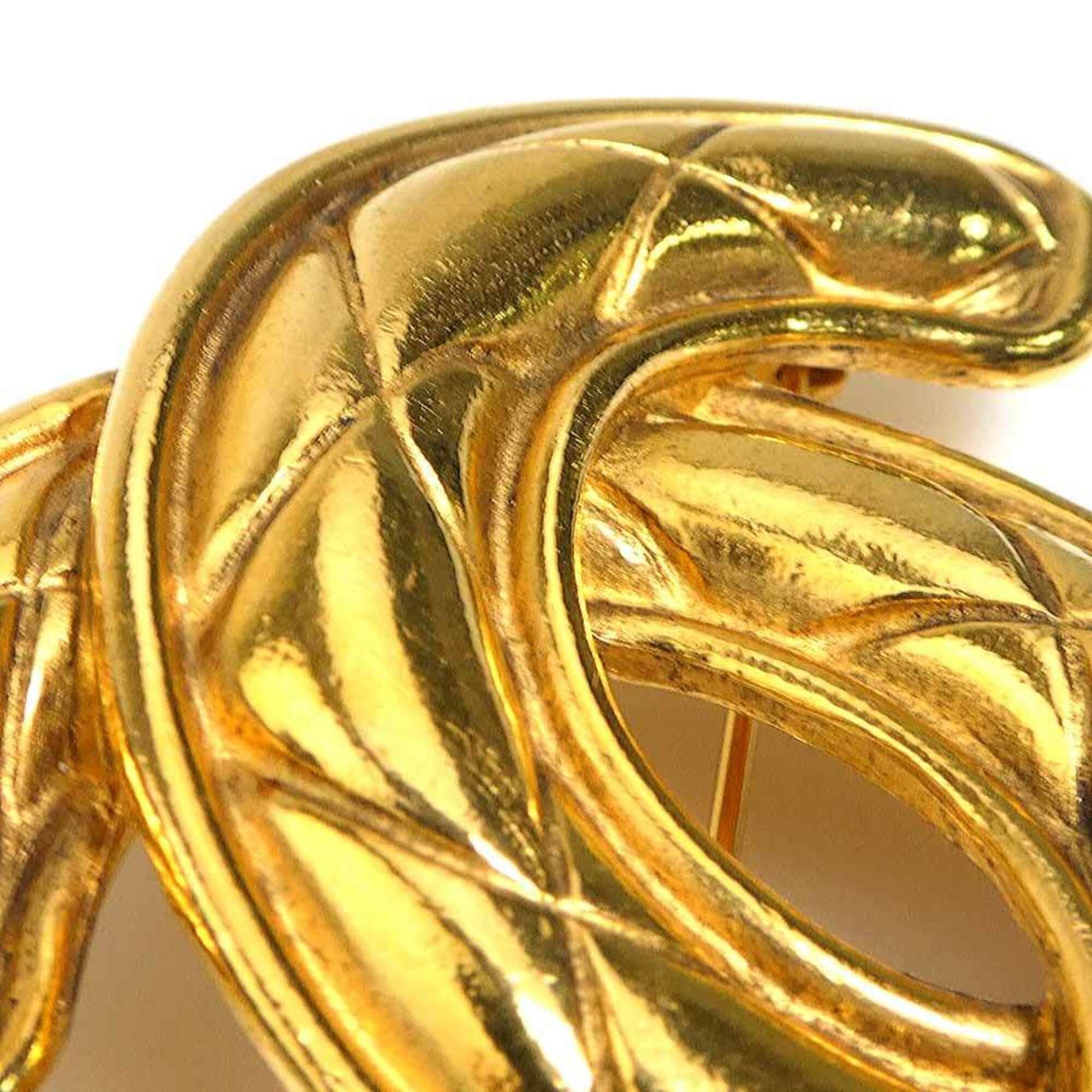 Chanel Chanel brooch, Coco Mark, metal, gold, women's, free shipping, e61654a Size ONE SIZE - 8 Thumbnail
