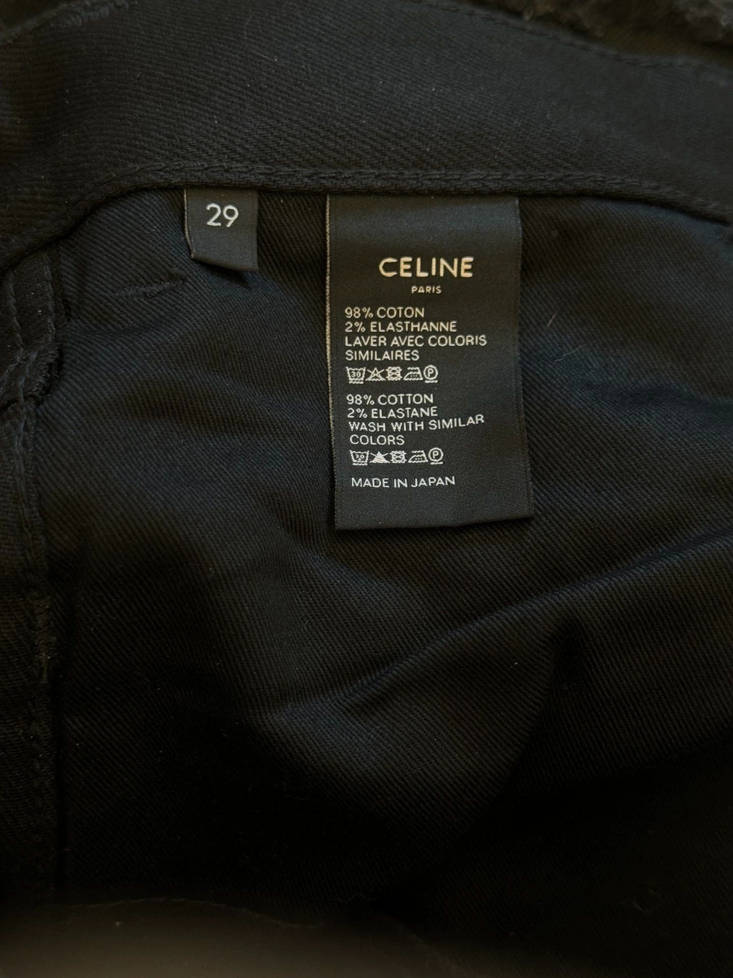 Celine Black Casual Pants Size US 32 / EU 48 - 4 Thumbnail