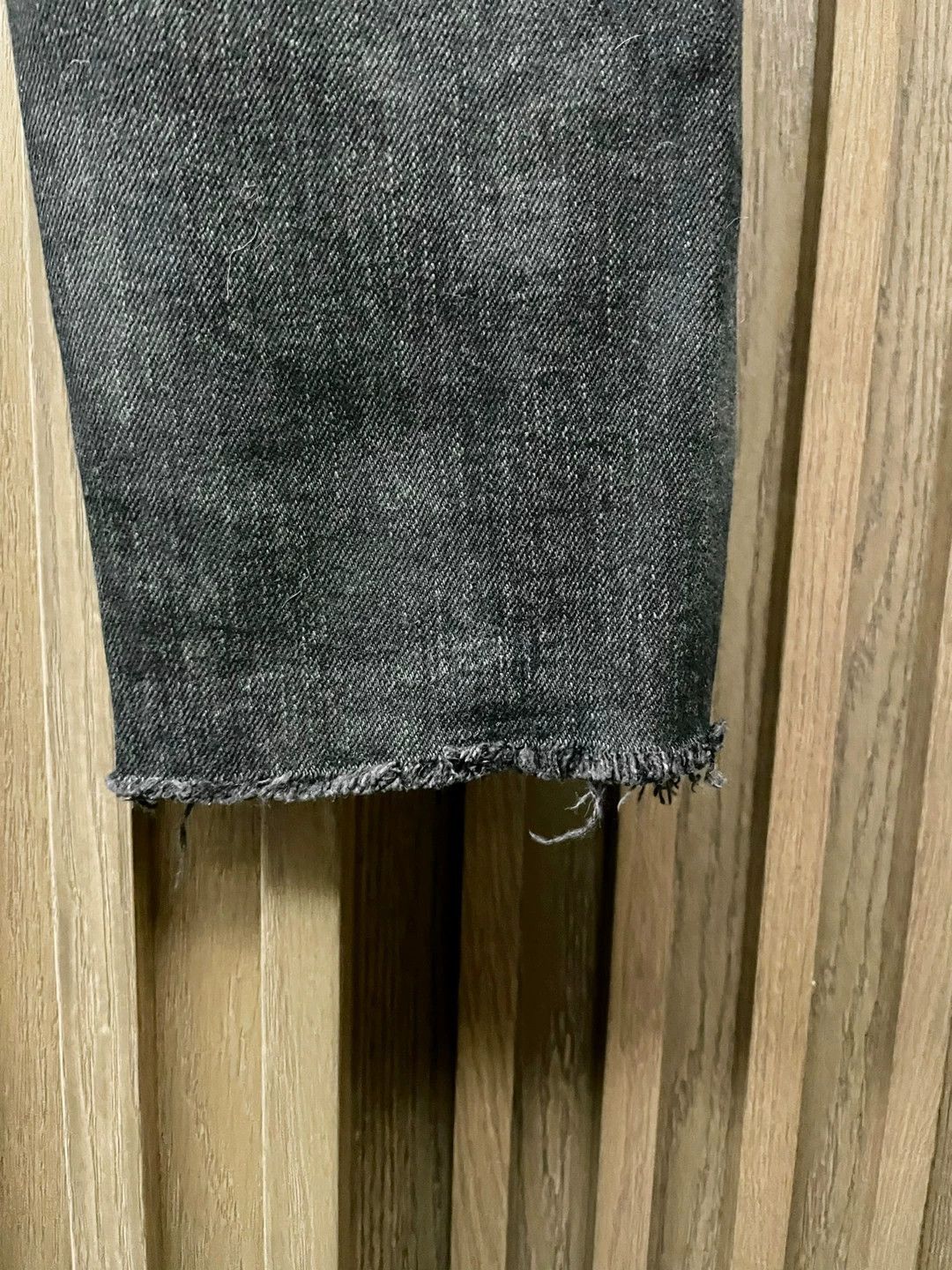 Saint Laurent Paris Distressed Black Denim Pants Size US 32 / EU 48 - 5 Thumbnail