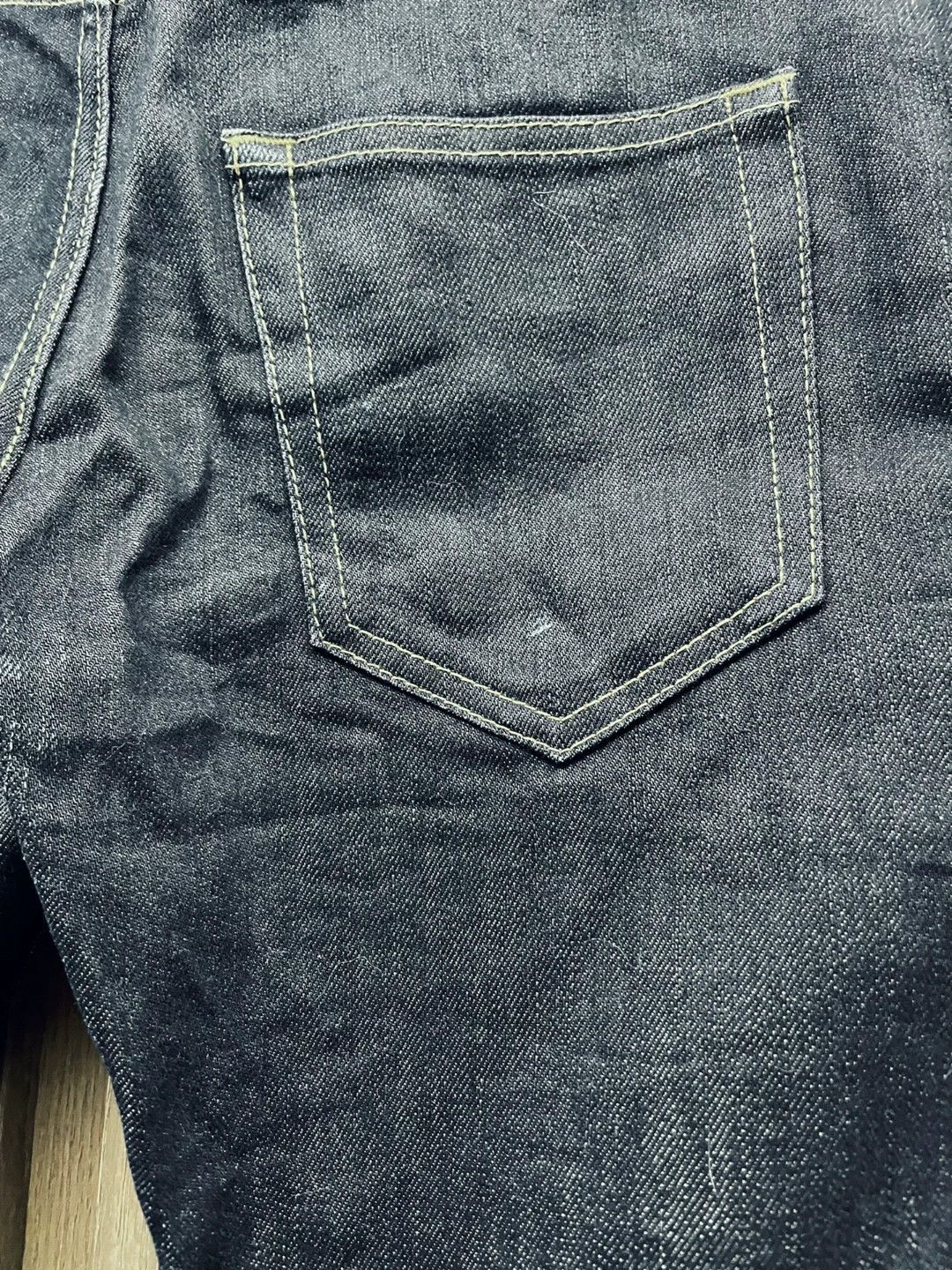 Yves Saint Laurent Blue Denim Straight-Leg Jeans Size US 32 / EU 48 - 4 Thumbnail