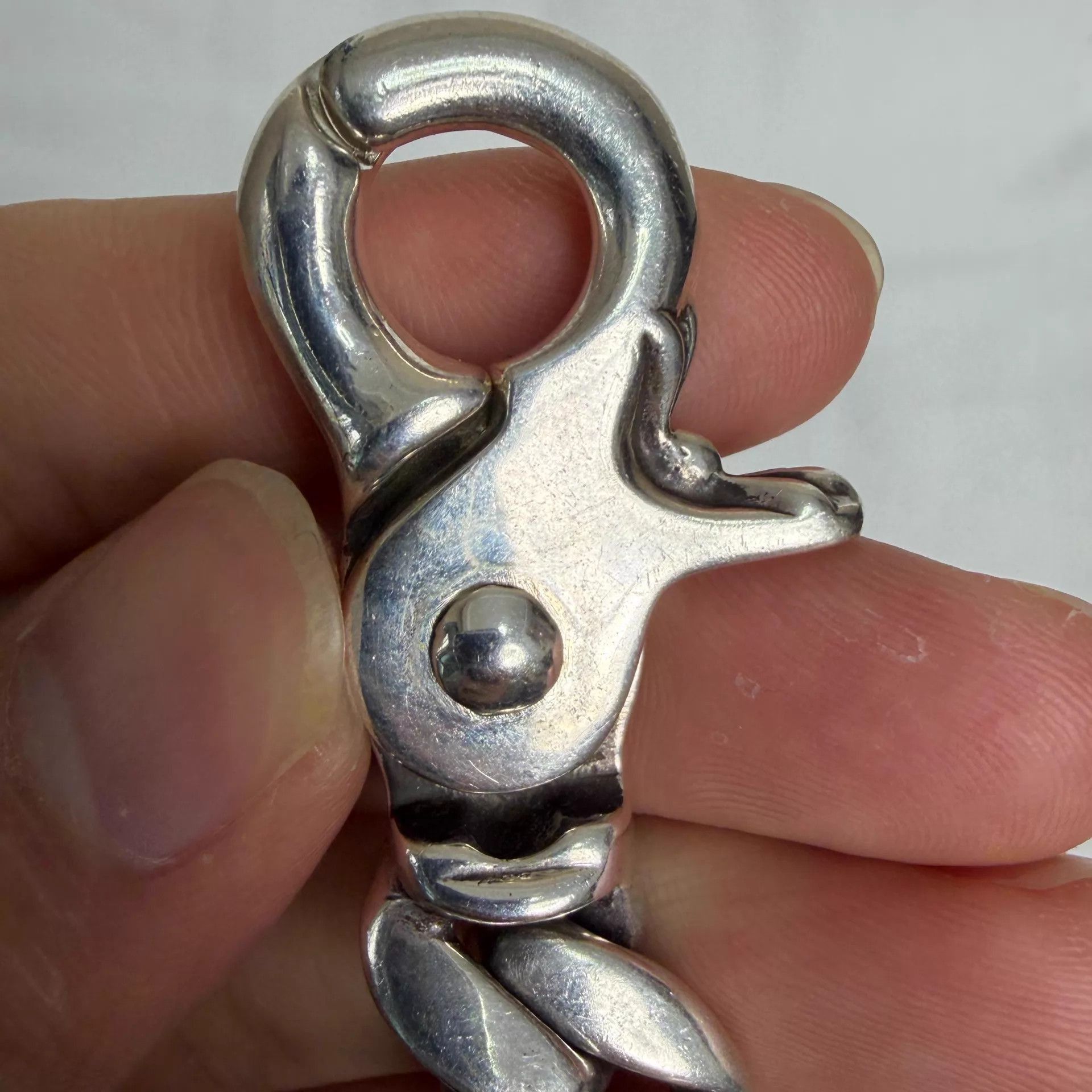 Chrome Hearts Silver Keychain with Sword Pendant Size ONE SIZE - 5 Thumbnail