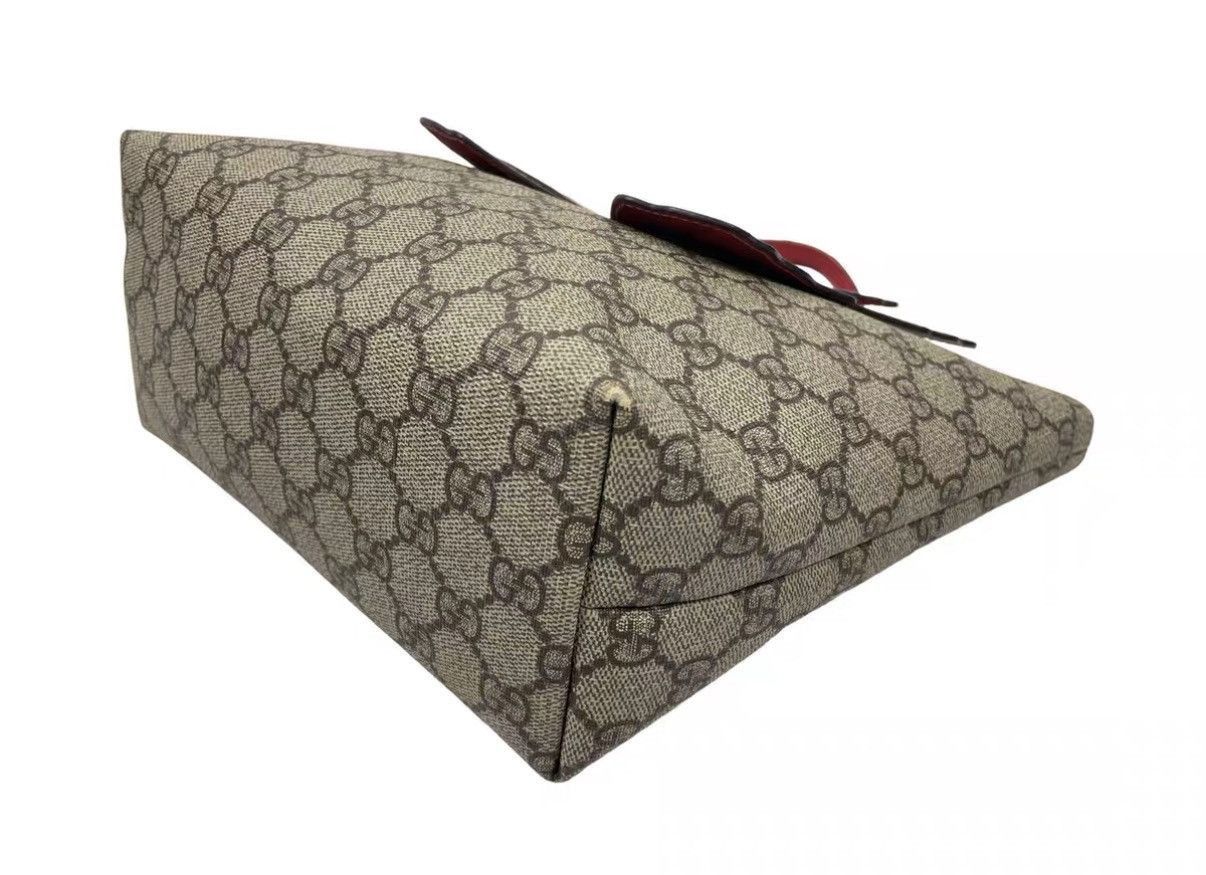 Gucci Beige Tote Bag with Rainbow Butterfly Design Size ONE SIZE - 6 Thumbnail