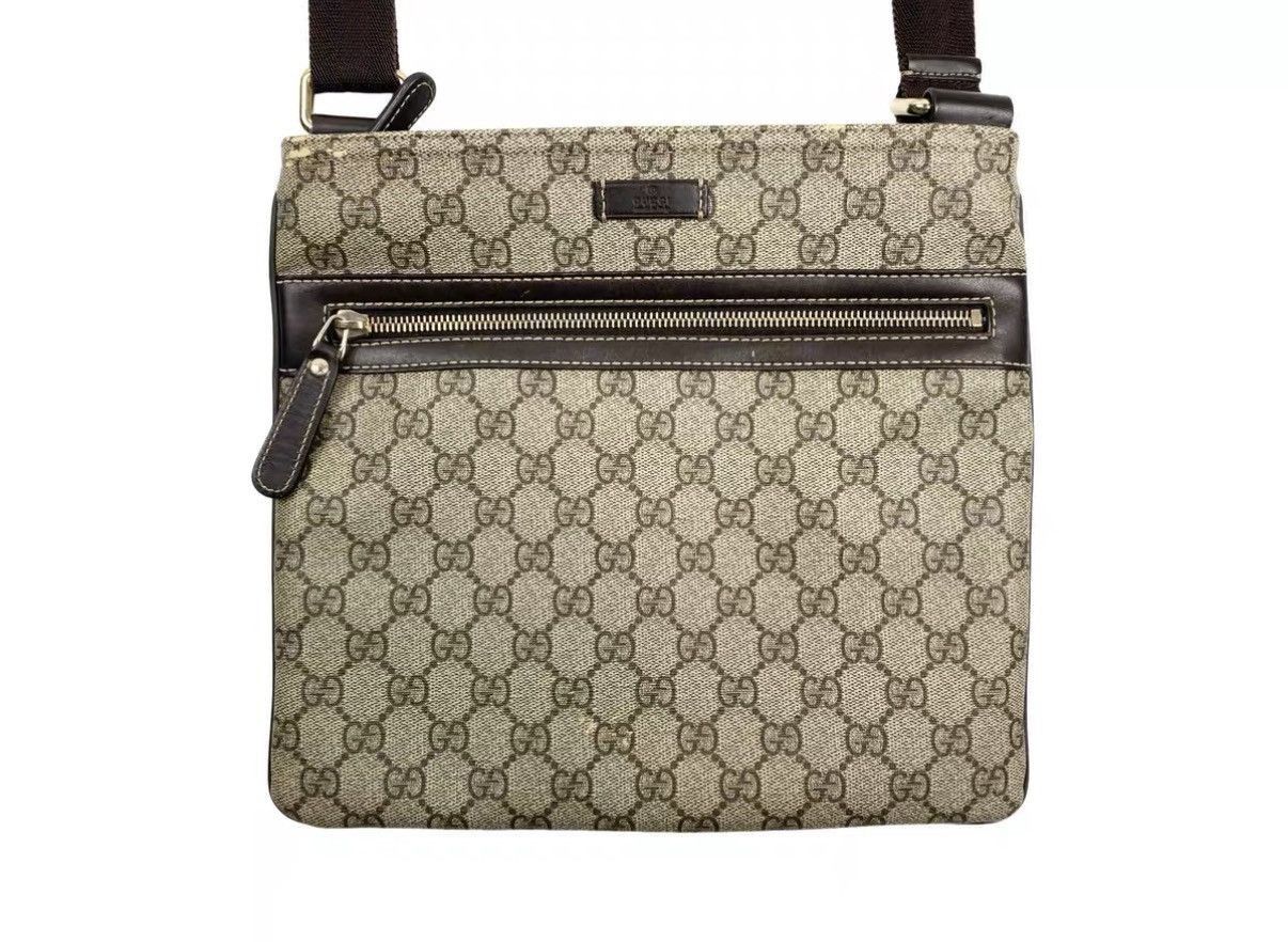 Gucci Brown Patterned Crossbody Bag Size ONE SIZE - 3 Thumbnail