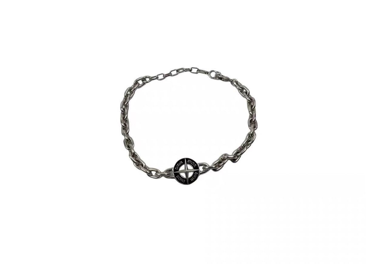 Dior Silver Chain Bracelet with Circular Charm Size ONE SIZE - 2 Thumbnail