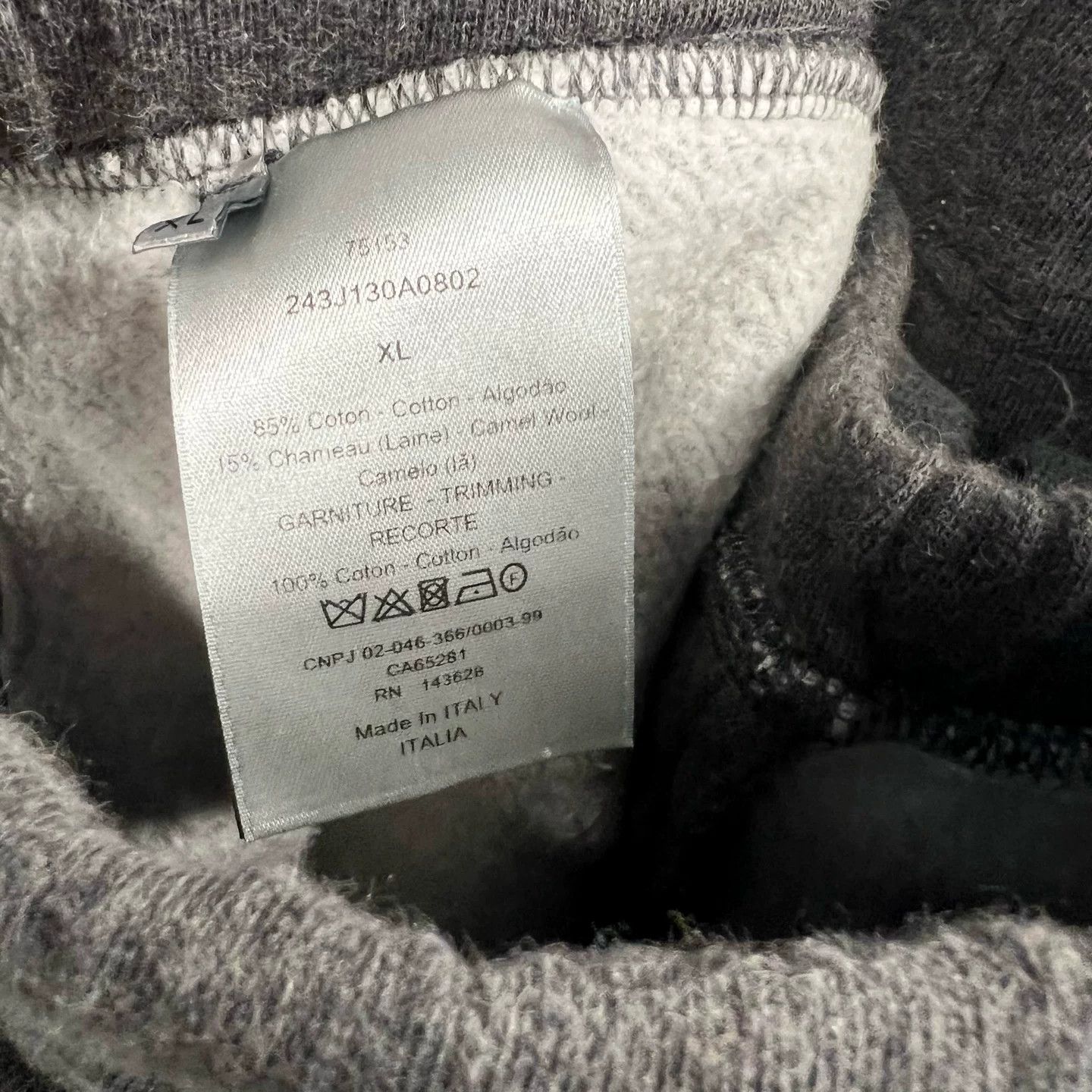 Dior DIOR Gray Cashmere Sweatpants XL Size US 32 / EU 48 - 5 Thumbnail