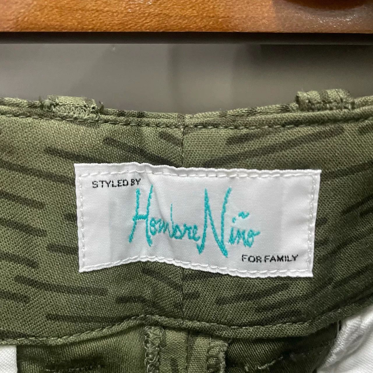 Hombre Nino Hombre Nino Green Stripe Printed Pants Size US 32 / EU 48 - 3 Thumbnail