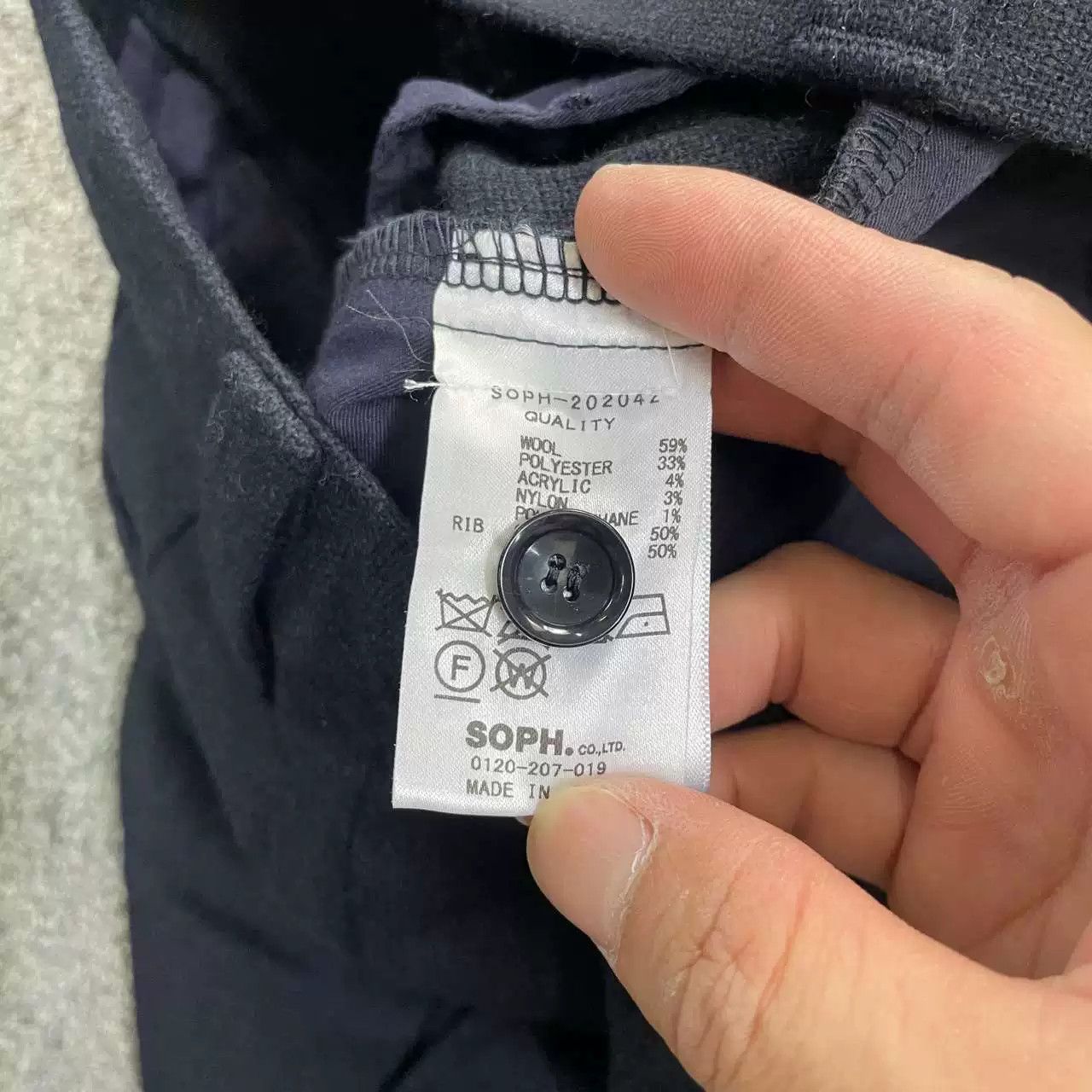 Sophnet. SOPH Dark Blue Pants Size US 32 / EU 48 - 3 Thumbnail
