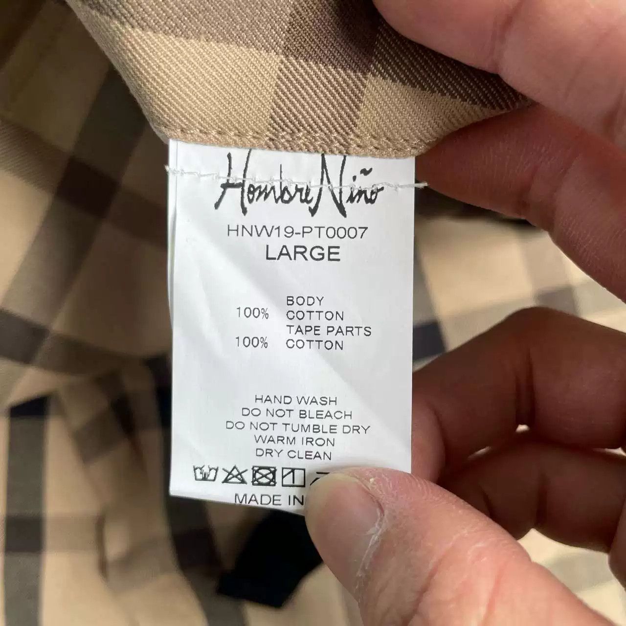 Hombre Nino Hombre Nino Plaid Trousers Size US 32 / EU 48 - 4 Thumbnail