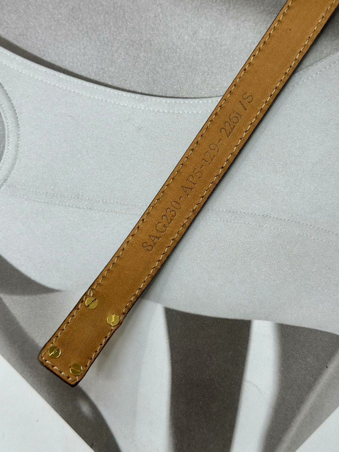 Fendi FENDI Brown Snake Leather Bracelet Size ONE SIZE - 6 Thumbnail