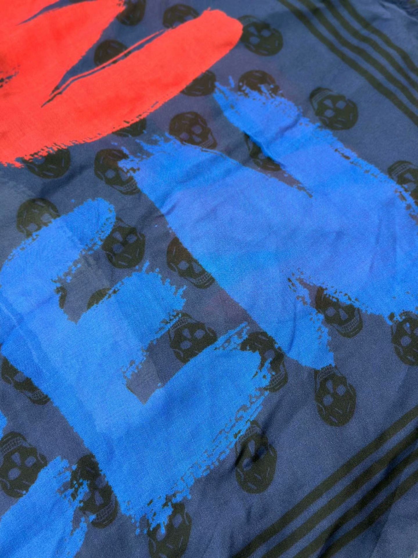 Alexander McQueen Alexander McQueen Skull Print Scarf Size ONE SIZE - 6 Thumbnail
