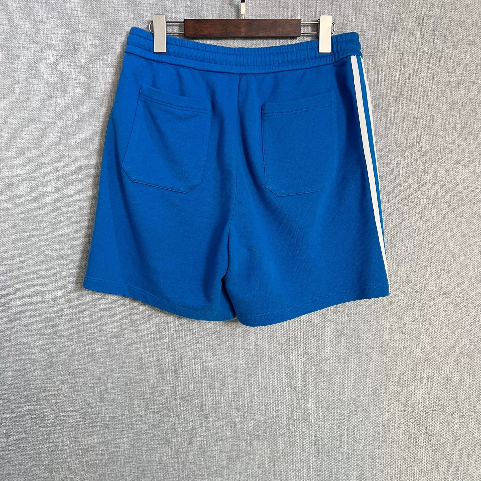 Gucci Gucci x Adidas Blue Stripe Logo Shorts Size US 32 / EU 48 - 2 Thumbnail