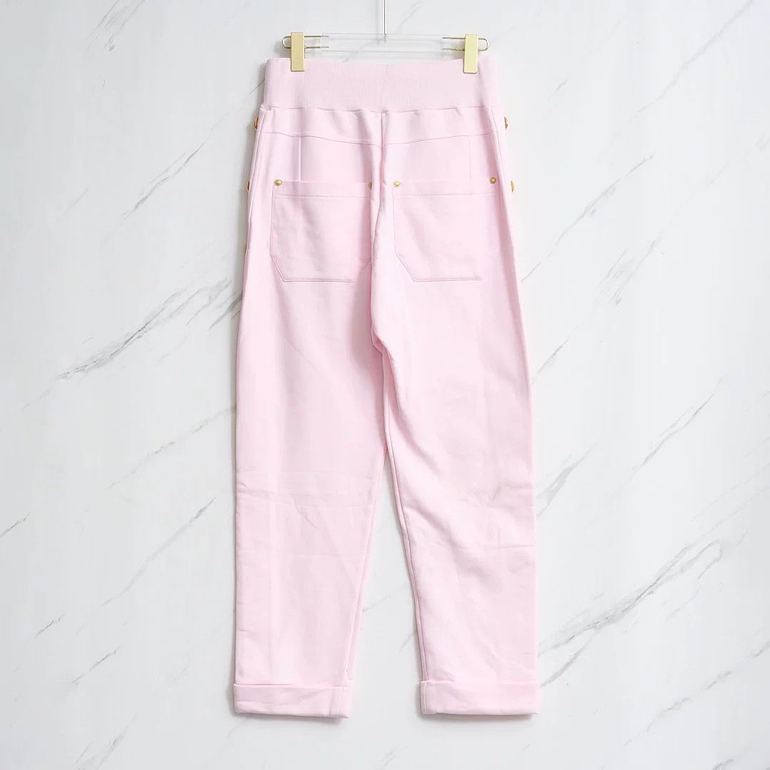 Balmain Balmain Women's Button Cuffed Casual Pants Size 32" / US 10 / IT 46 - 4 Thumbnail