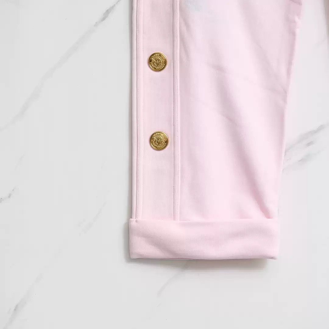 Balmain Balmain Women's Button Cuffed Casual Pants Size 32" / US 10 / IT 46 - 3 Thumbnail