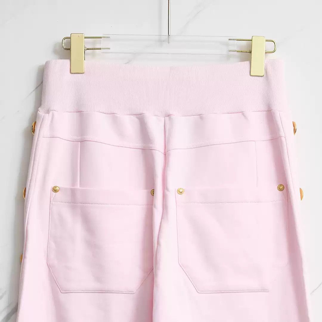 Balmain Balmain Women's Button Cuffed Casual Pants Size 32" / US 10 / IT 46 - 5 Thumbnail