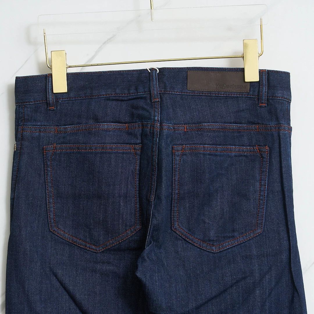 Saint Laurent Paris Saint Laurent Men's Raw Denim Jeans Size US 32 / EU 48 - 5 Thumbnail